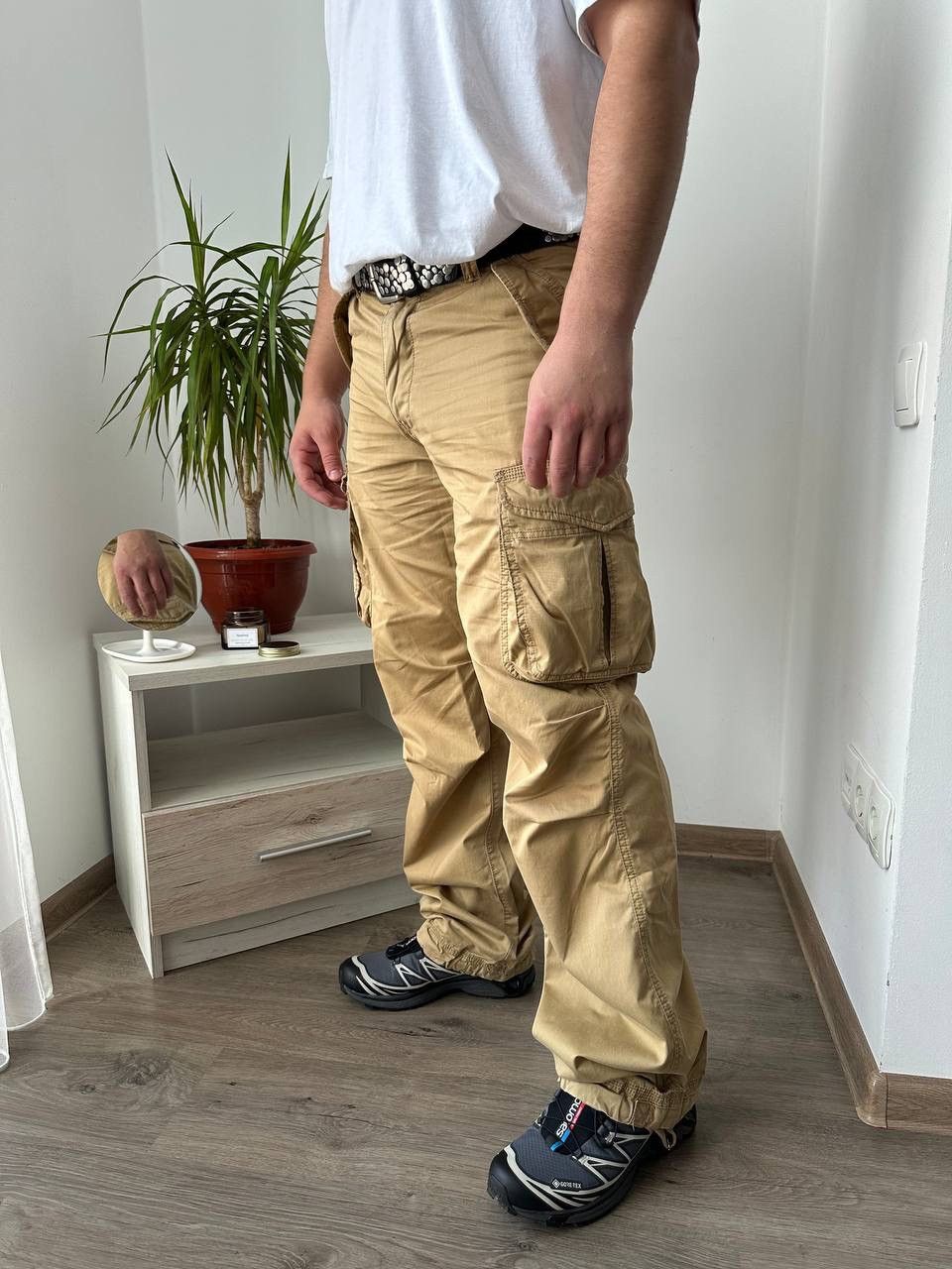 Timberland × Vintage Vintage Timberland Cargo Beige Duxbury Pants Size US 32 / EU 48 - 3 Thumbnail