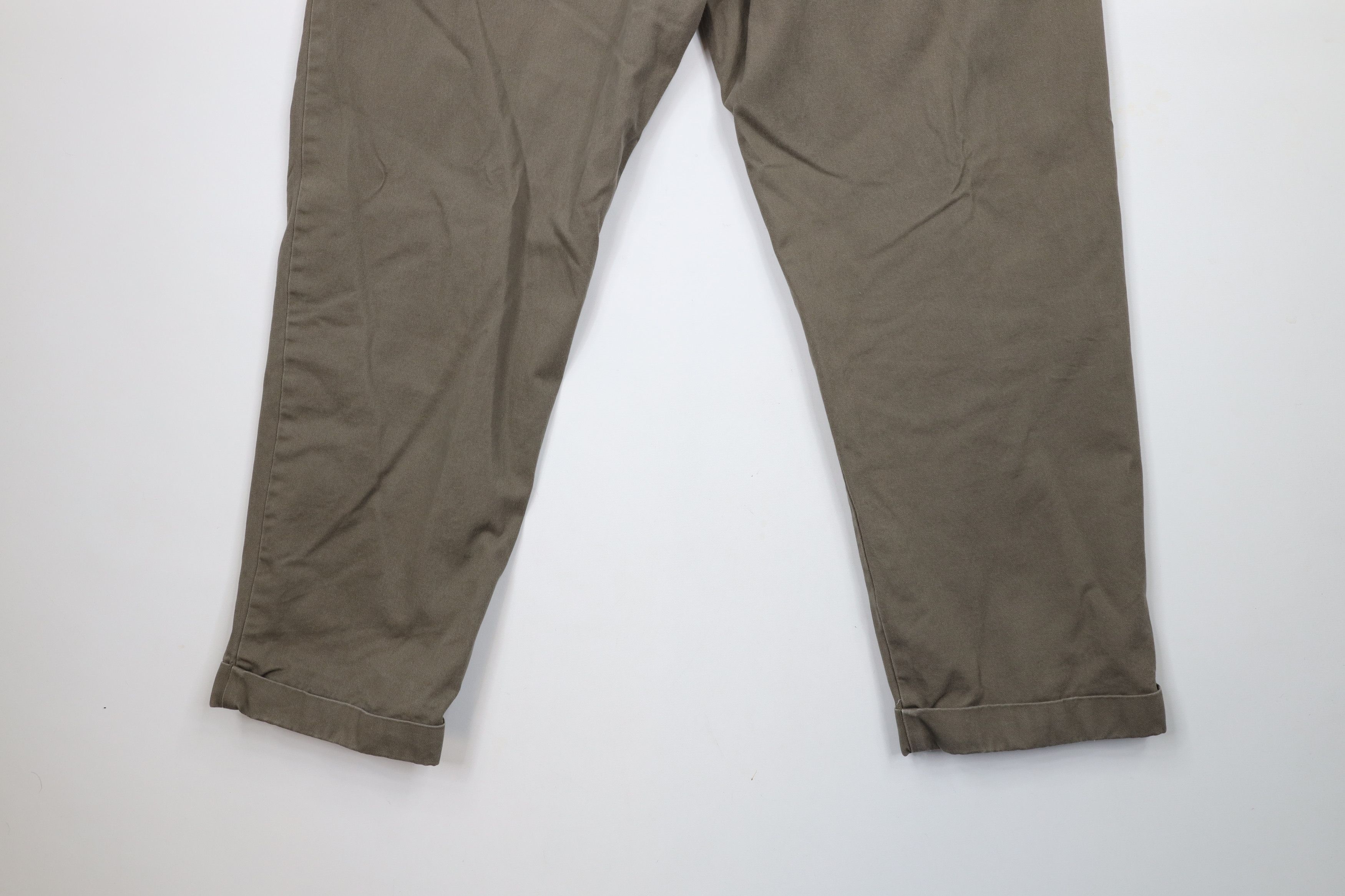 Cabelas × Vintage Vintage Cabelas Pleated Cuffed Flannel Lined Chino Pants Size US 38 / EU 54 - 13 Thumbnail