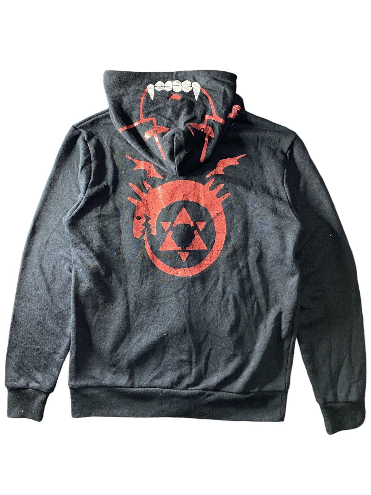 BNWT full metal alchemist anime cosplay zip hoodie, image size:1200x1600