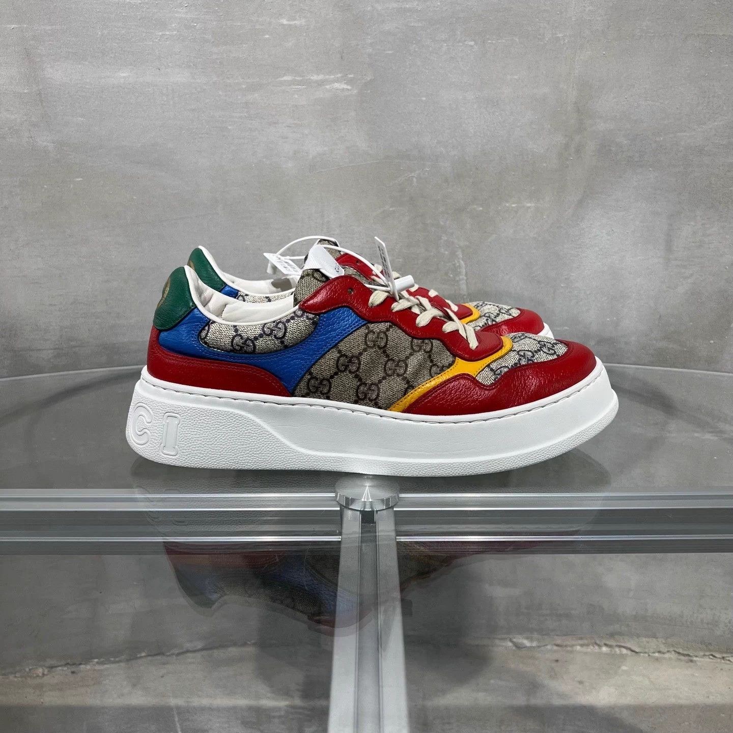 Gucci Gucci Double G Red Brown Rhyton UK10 Size US 11 / EU 44 - 4 Thumbnail