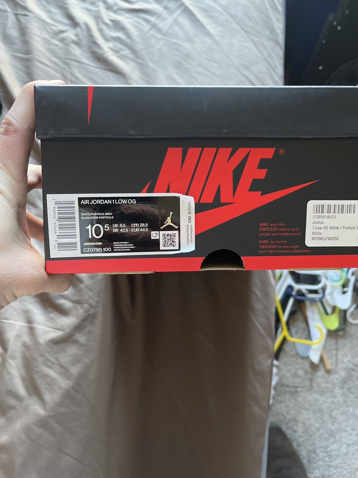 Jordan Brand × Nike Jordan neutral gray 1 lows Size US 10.5 / EU 43-44 - 8 Thumbnail