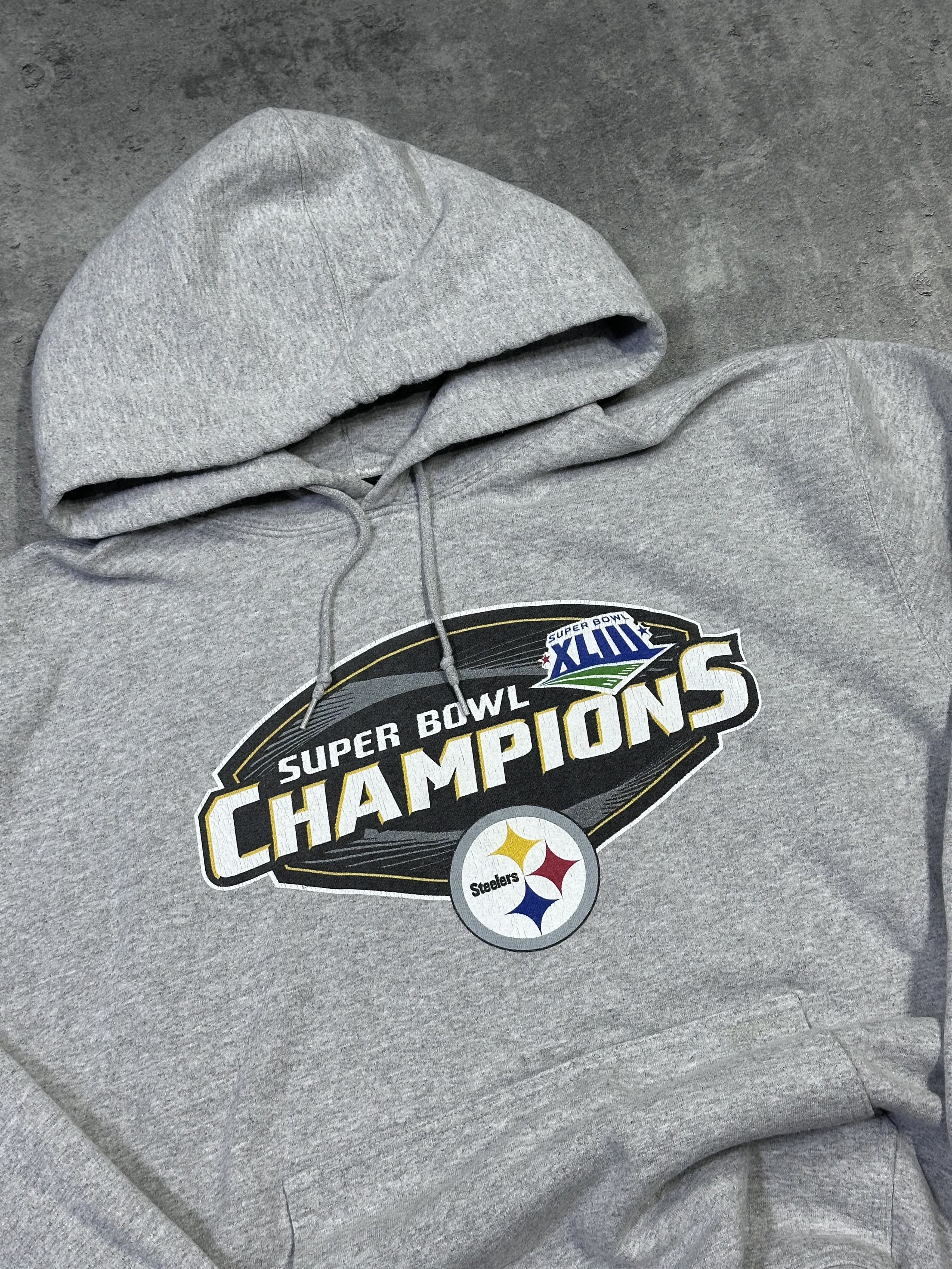 Reebok Reebok champions pittsburgh steelers grey hoodie Size US L / EU 52-54 / 3 - 2 Thumbnail
