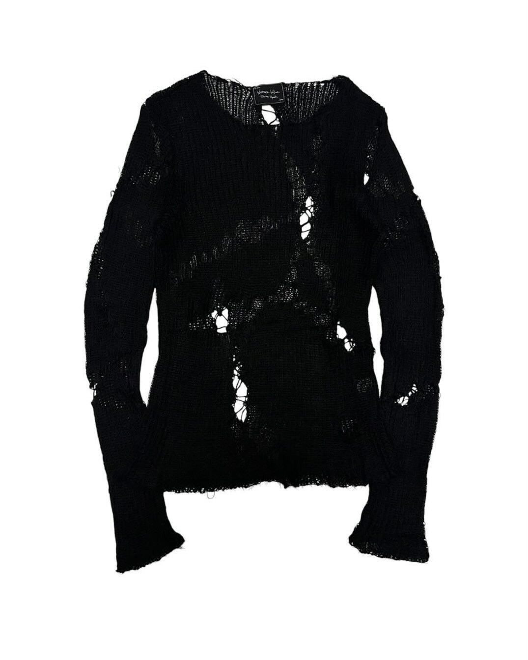 Number (N)ine SS04 Number (N)ine “Dream Baby Dream” Fishnet Mesh
