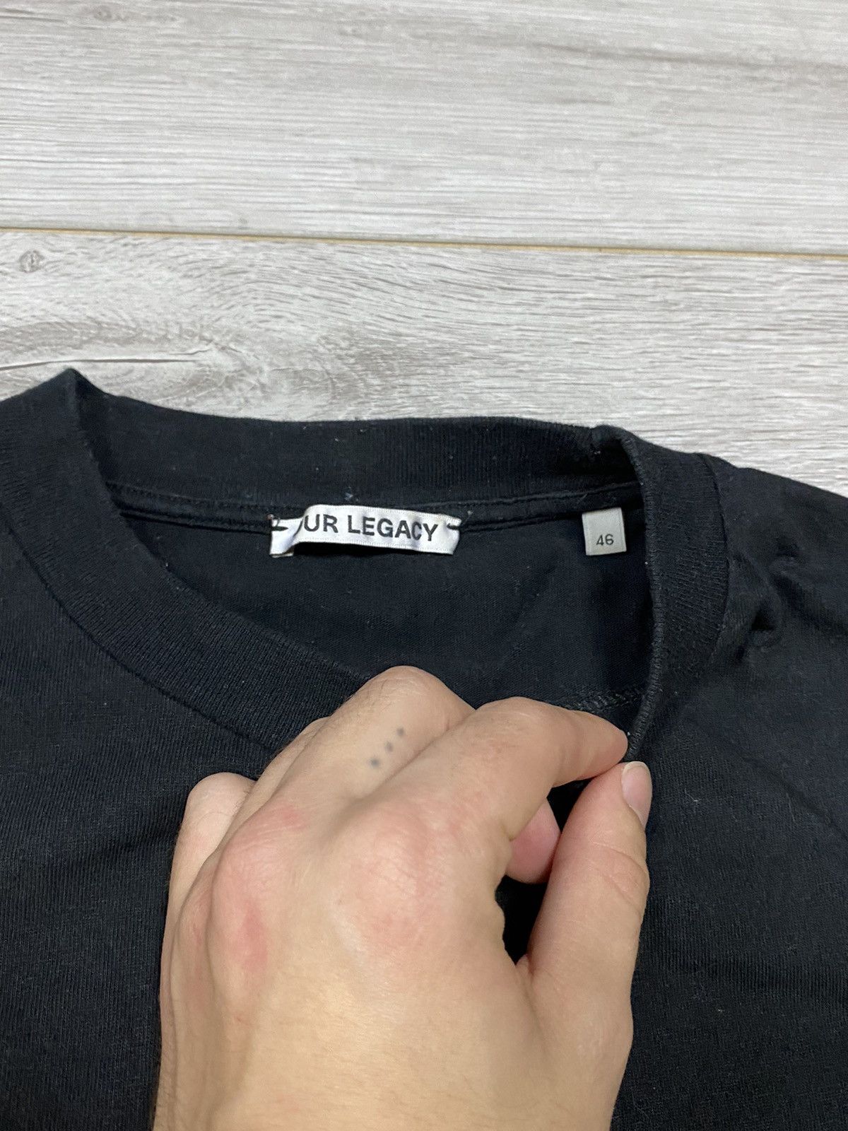 Our Legacy Our Legacy box tee Moto print short-sleeve T-shirt Size US S / EU 44-46 / 1 - 7 Thumbnail