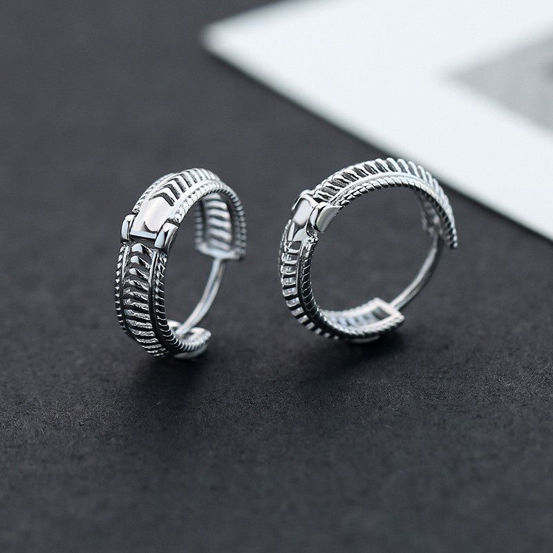 Jewelry Matchless Earrings One Pairs Chrome Jewelry Size ONE SIZE - 2 Thumbnail
