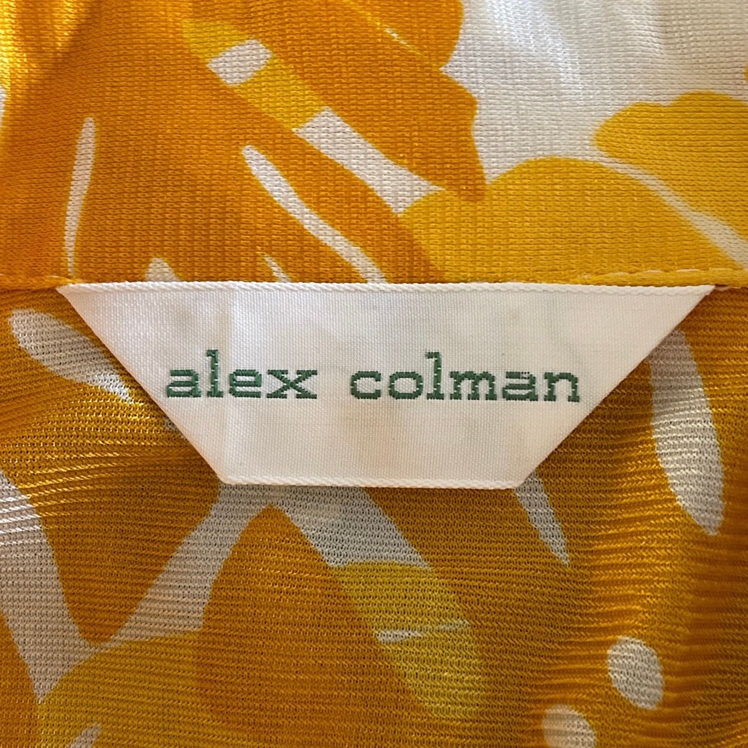 Vintage VINTAGE 70s Alex Colman Monstera Leaf Print Blouse Size Med Size M / US 6-8 / IT 42-44 - 3 Thumbnail