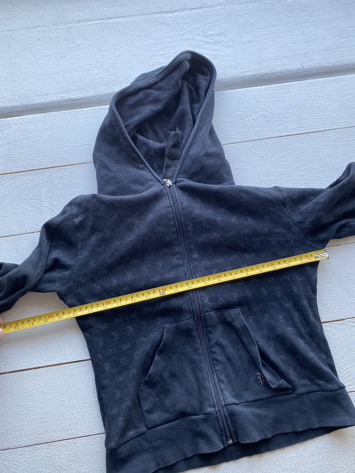 Japanese Brand × Vintage 🔥Punk Glamour Opium Gothic Skull Womens Hoodie Rare y2k Size M / US 6-8 / IT 42-44 - 9 Thumbnail