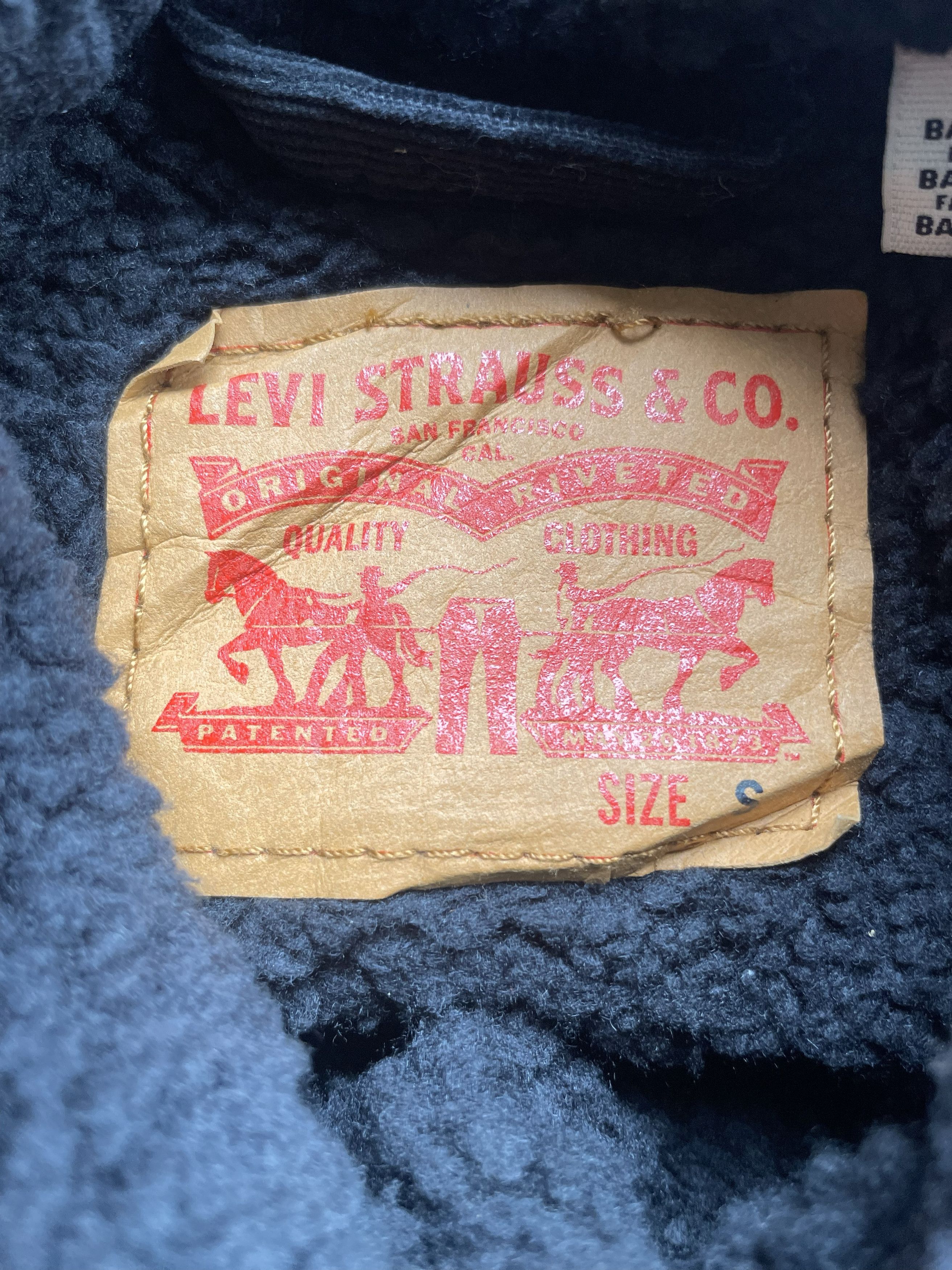 Levi's Levis Sherpa Coduroy Single R White Tab Jacket Size US S / EU 44-46 / 1 - 9 Thumbnail