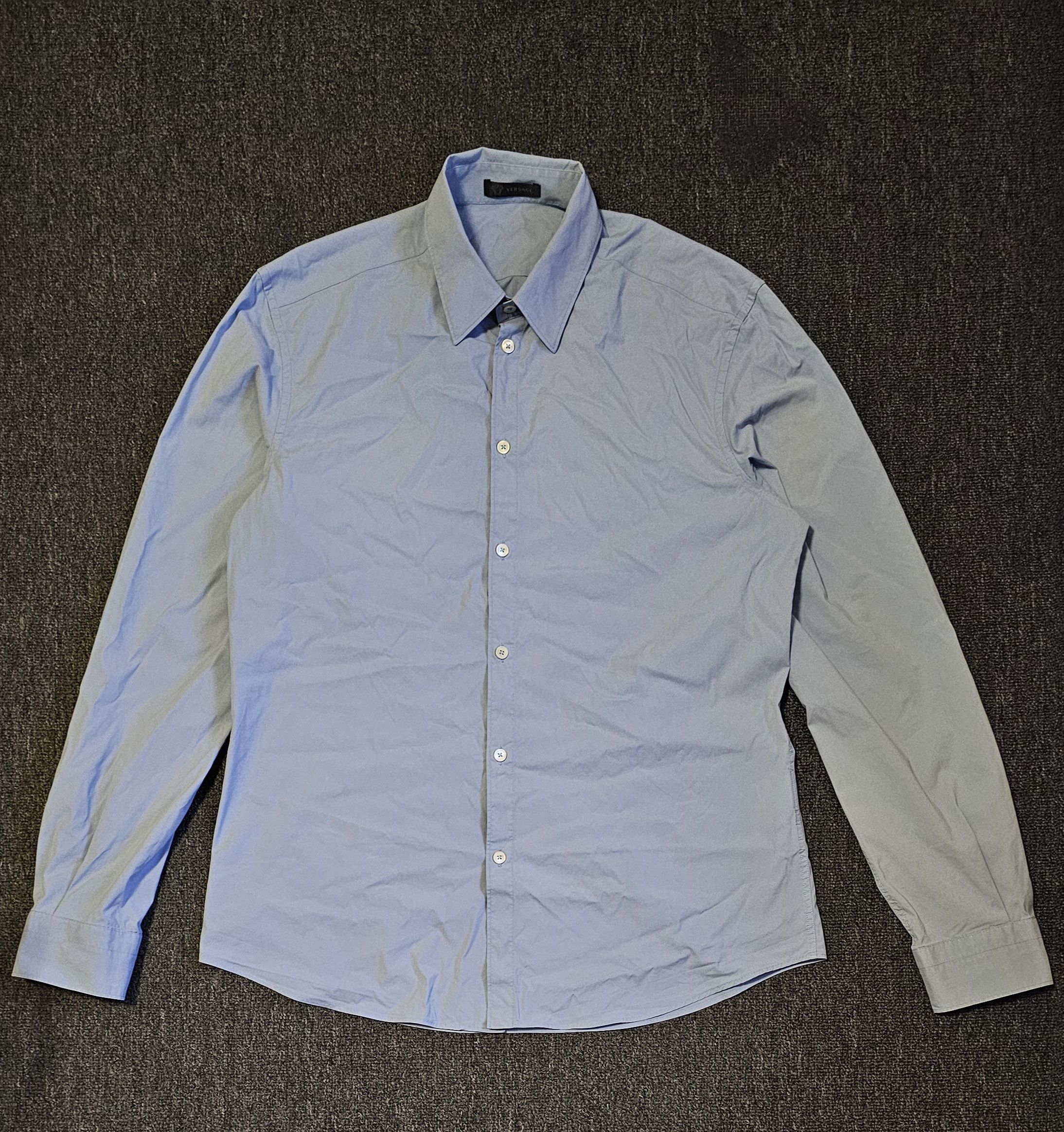 Versace Versace men's light blue shirt size 41 Size US L / EU 52-54 / 3 - 1 Thumbnail