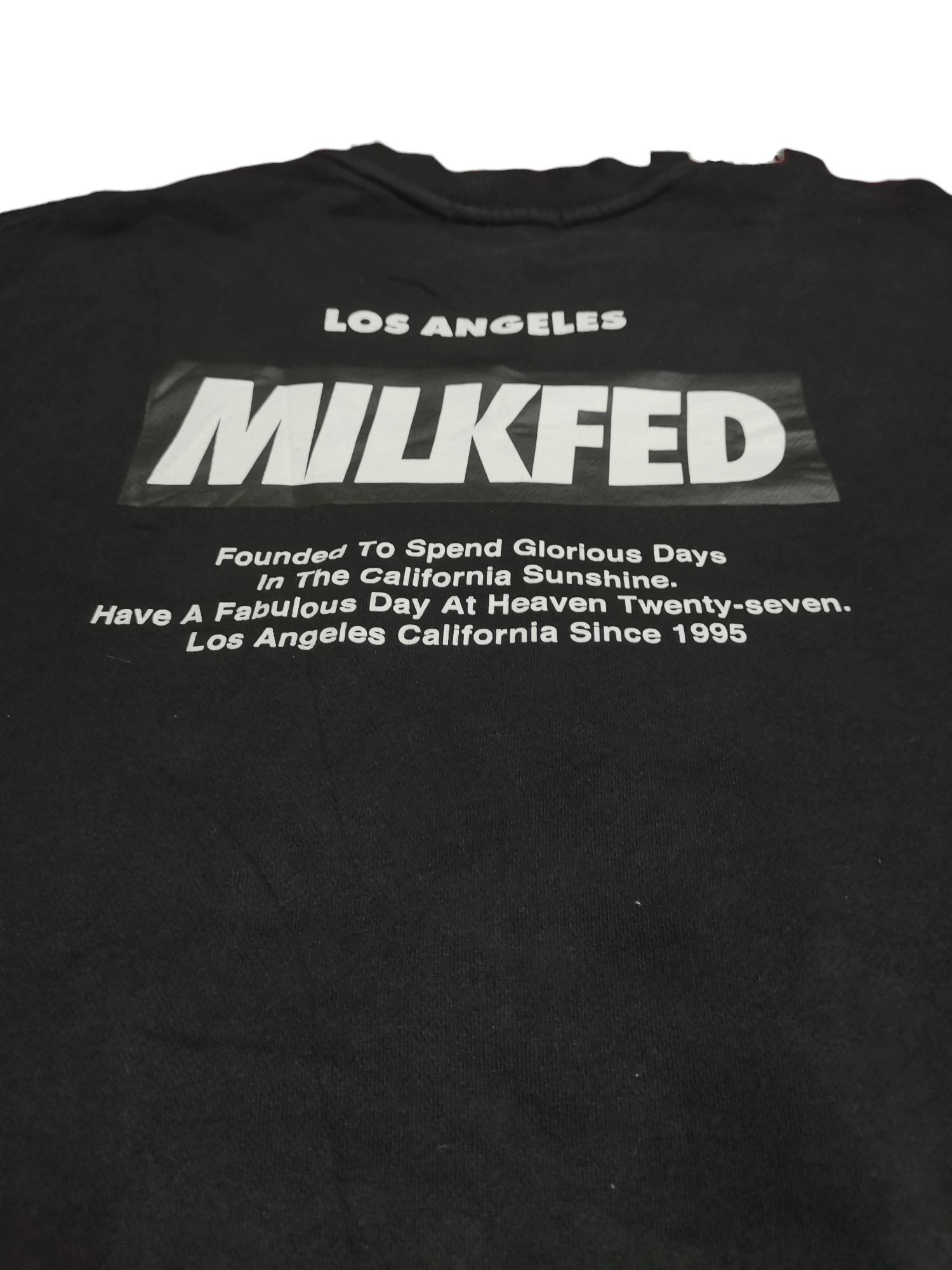 Japanese Brand 🔥Milkfed Center Logo Oversized Sweatshirt Size US XXL / EU 58 / 5 - 4 Thumbnail