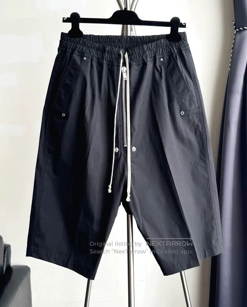 Rick Owens 23FW Show Designer Metal Zipper Straight Leg Pa