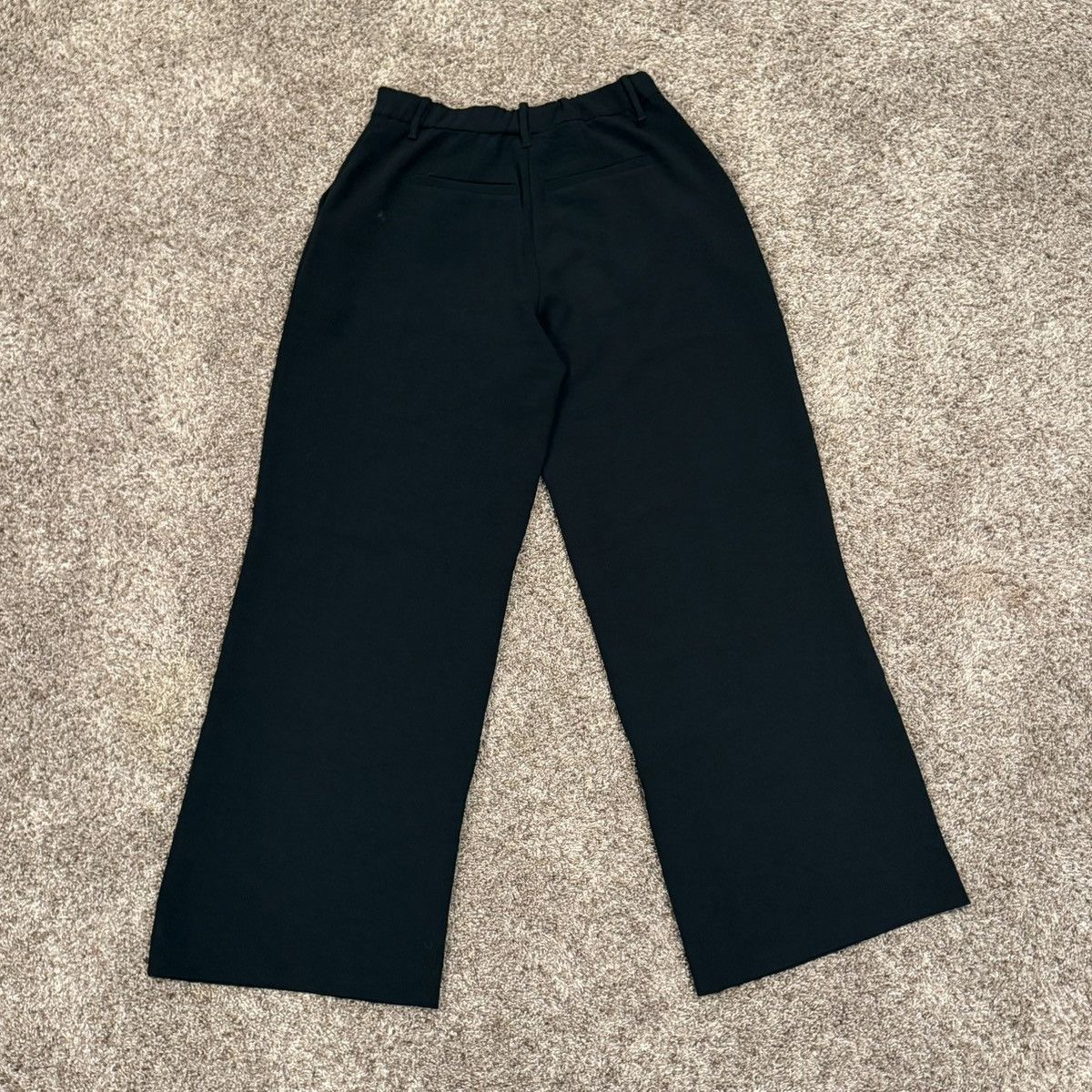 Abercrombie & Fitch Abercrombie & Fitch Pleated Tailored Wide-Leg Pants Black Size US 31 - 2 Thumbnail