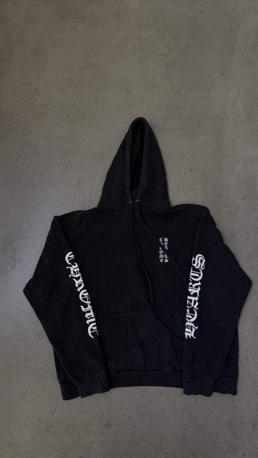Chrome Hearts Chrome Heart Scroll Script Sleeve Hoodie Black Size US L / EU 52-54 / 3 - 1 Thumbnail