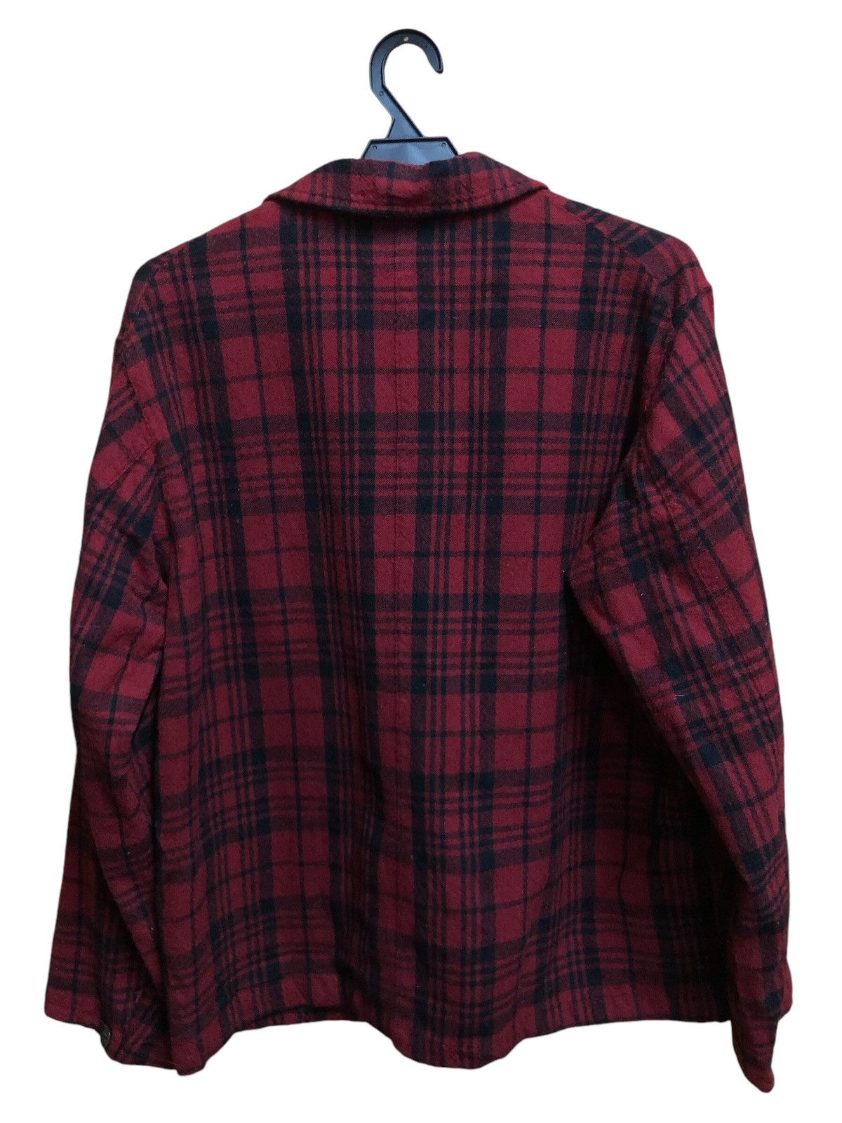 If Six Was Nine × Le Grande Bleu (L.G.B.) × Nicole Club Nicole Club For Men Tartan Button Ups Wool Jacket Size US M / EU 48-50 / 2 - 2 Thumbnail
