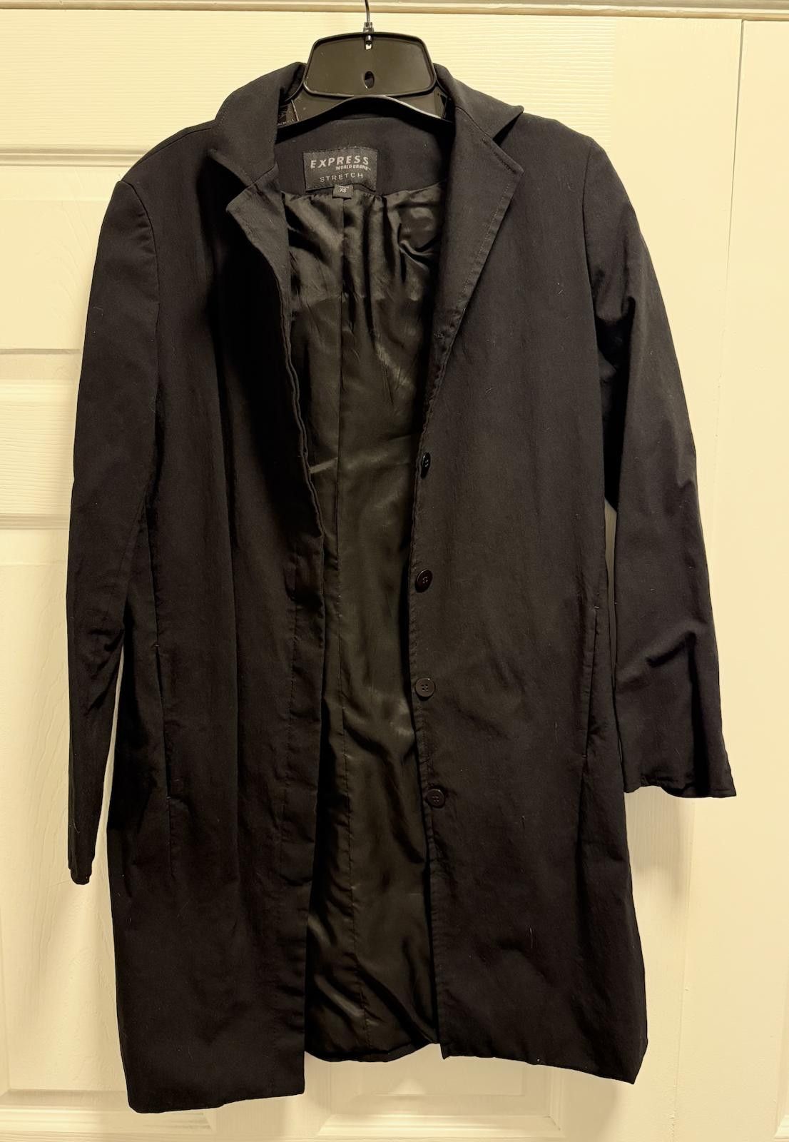 Express Express Stretch Black Blazer Jacket XS Size XS / US 0-2 / IT 36-38 - 1 Thumbnail