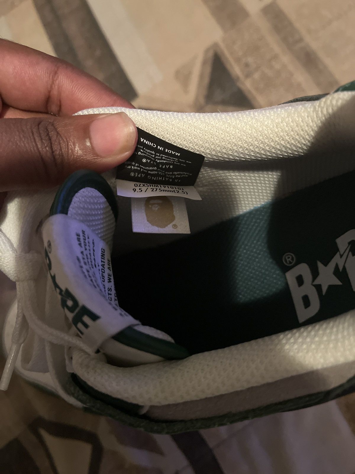 Bape Green & Black Sk8sta Size US 9.5 / EU 42-43 - 7 Thumbnail