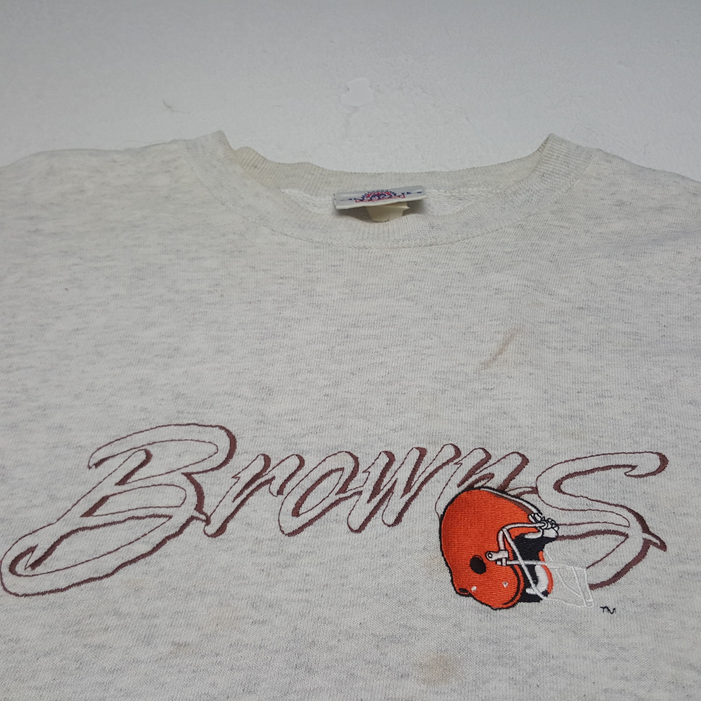 NFL × Vintage Vintage Browns Football Team NFL Sweatshirt Size US XL / EU 56 / 4 - 7 Thumbnail