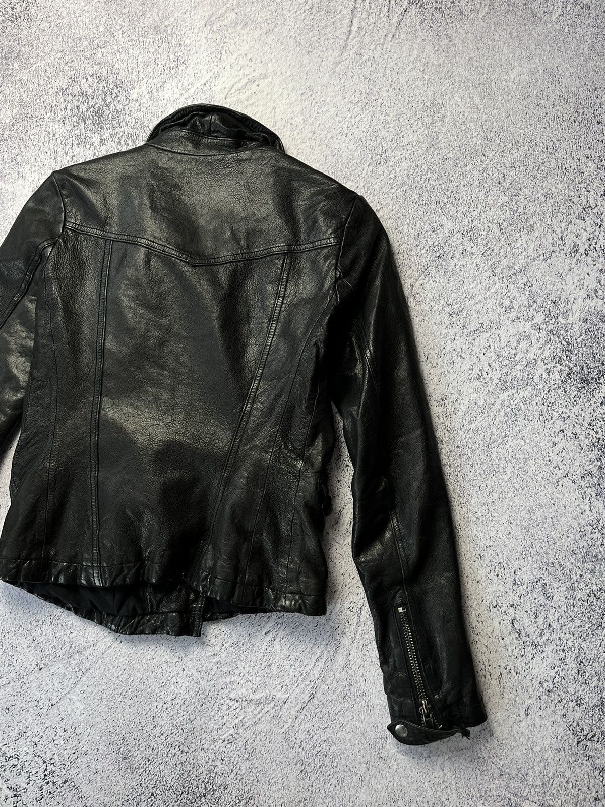 Allsaints Vintage Allsaints Balfern Leather Biker Jacket Japan Size M / US 6-8 / IT 42-44 - 23 Thumbnail