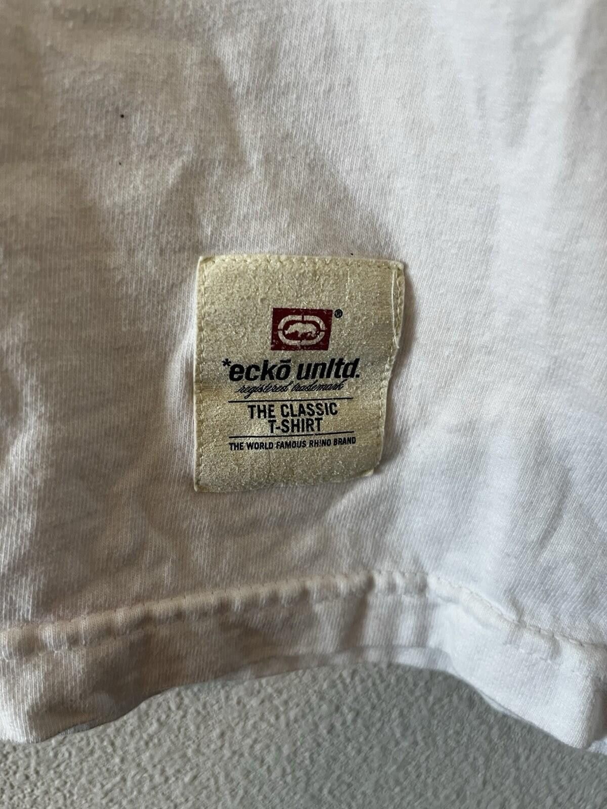 Ecko Unltd. Vintage Ecko Unltd Rhino Graphic Logo T-Shirt White 2XL Size US XXL / EU 58 / 5 - 3 Thumbnail