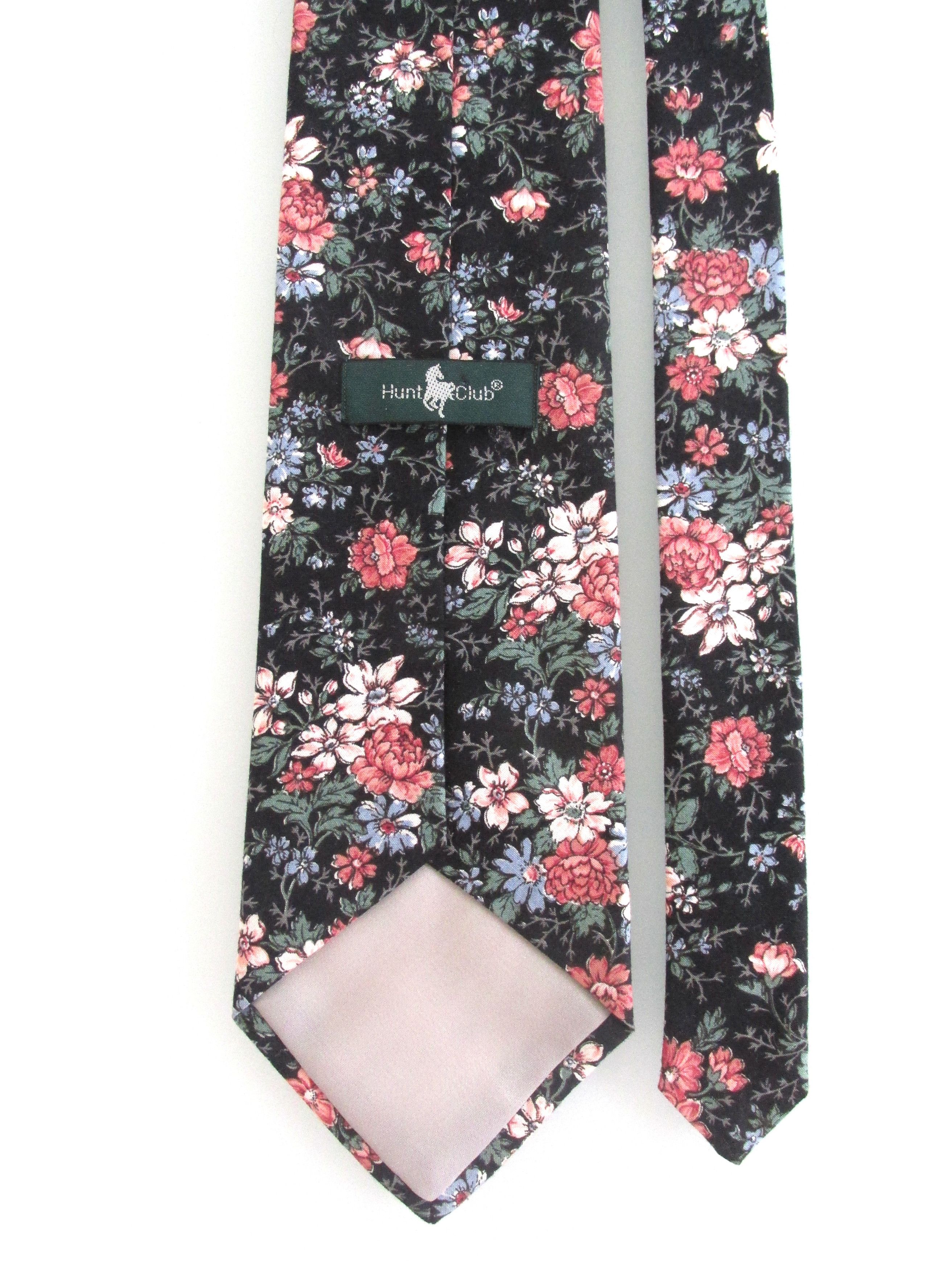 Hunt Club Hunt Club Men's Cotton Floral Tie Size ONE SIZE - 4 Thumbnail