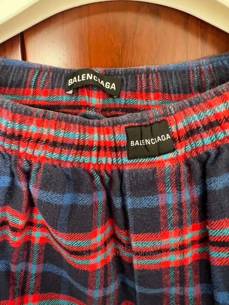 Balenciaga Balenciaga size M Flannel pants Size US 30 / EU 46 - 2 Thumbnail