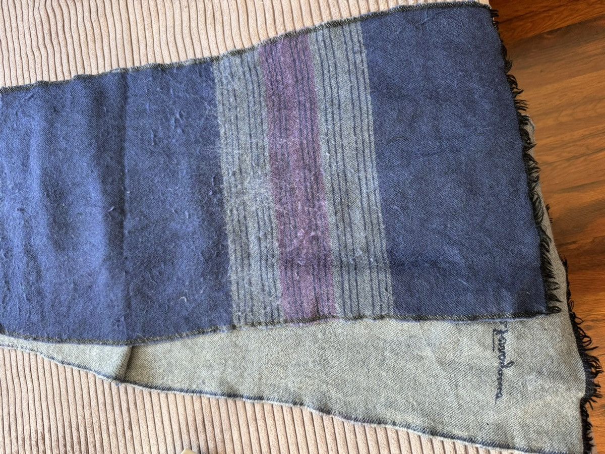 Salvatore Ferragamo Vintage Salvatore Ferragamo Scarf Winter Wool Silk Italy Size ONE SIZE - 8 Thumbnail