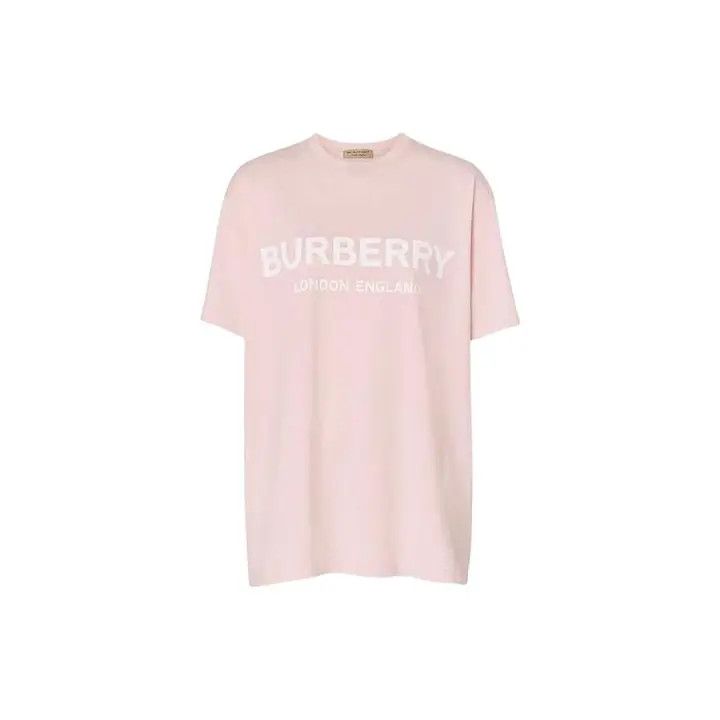 Burberry Burberry Logo Printed Oversized T-Shirt for Women 0079 Size S / US 4 / IT 40 - 1 Thumbnail