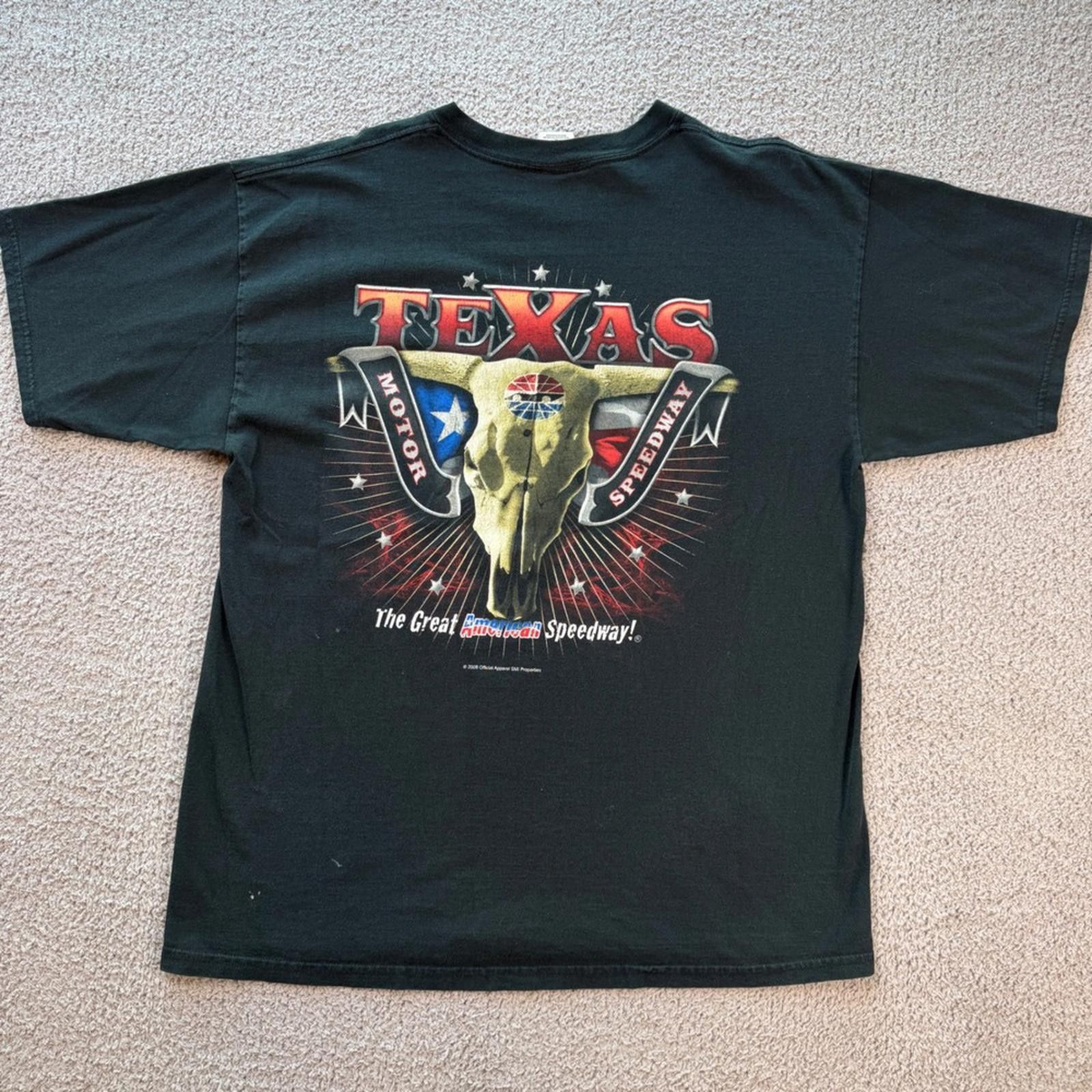 Chase Authentics Vintage 2005 Texas Motor Speedway NASCAR Racing T Shirt XL Size US XL / EU 56 / 4 - 2 Thumbnail