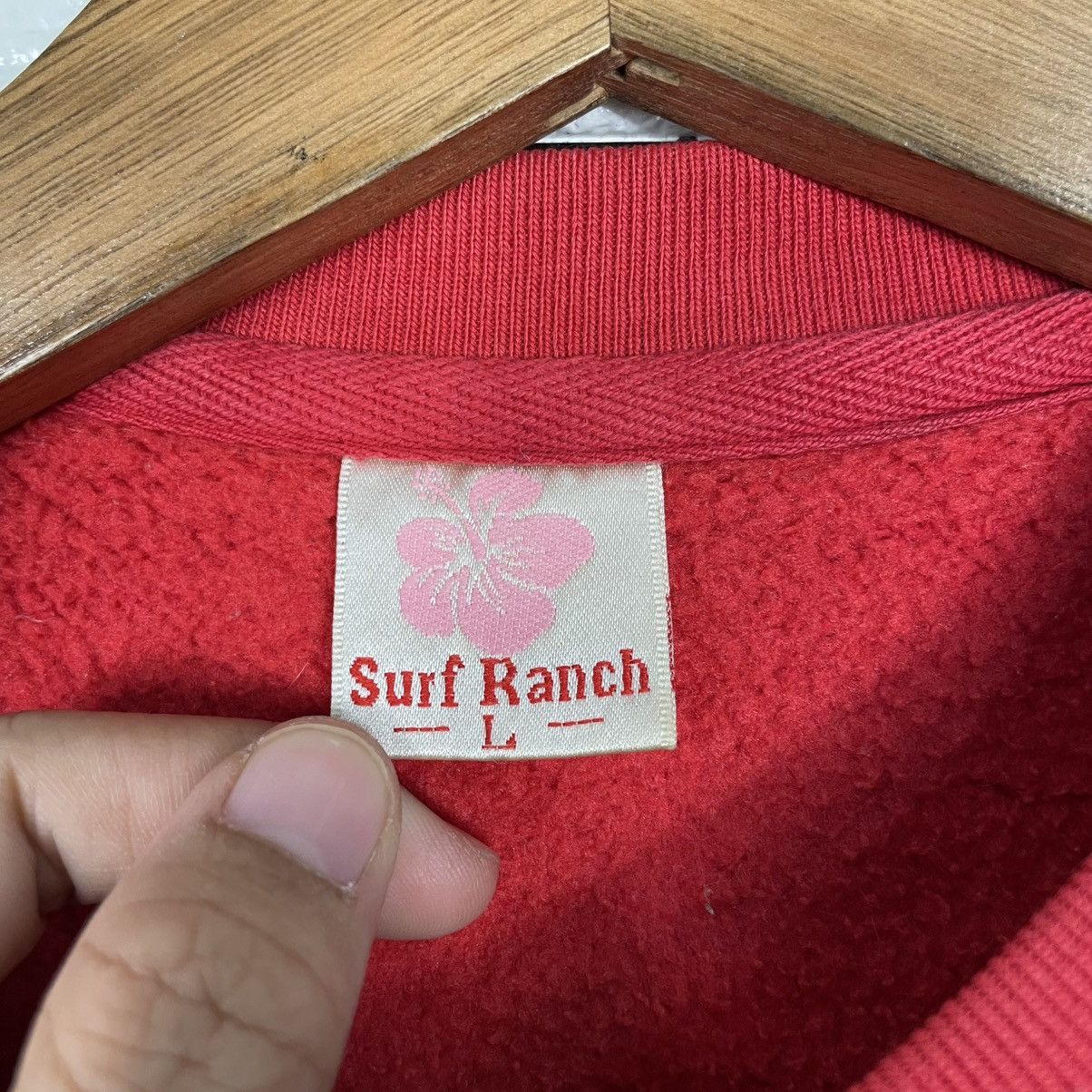 Japanese Brand Y2K Surf Ranch Red Crewneck Sweatshirt Size US S / EU 44-46 / 1 - 14 Thumbnail