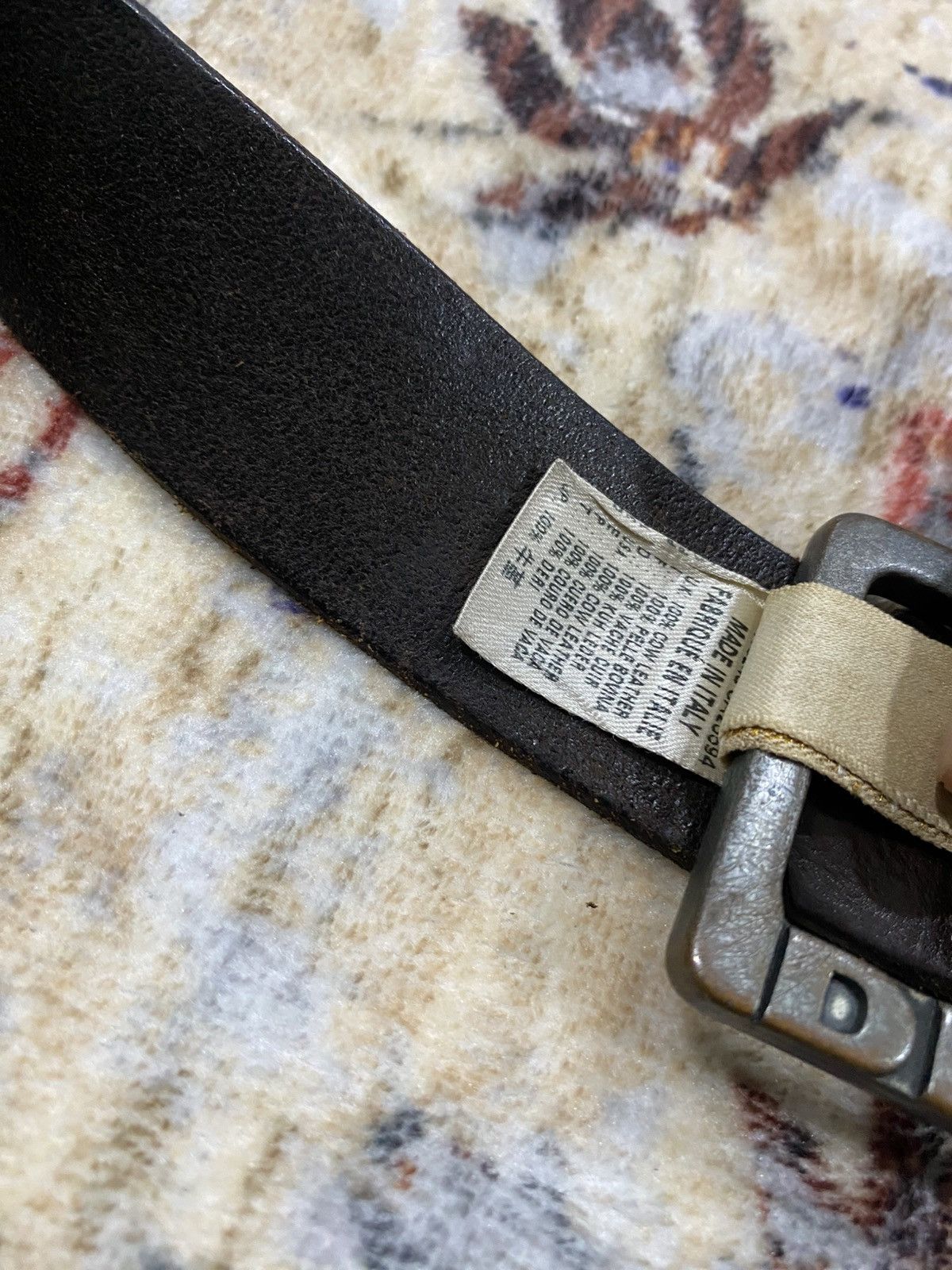 Diesel Diesel Belt Leather Brown Made Italy Size 38 - 8 Thumbnail