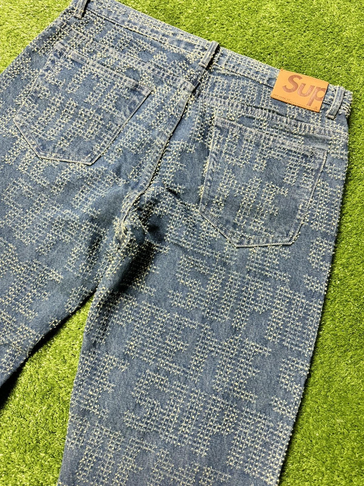 Supreme Supreme Needle Punch Regular Jean Size US 34 / EU 50 - 3 Thumbnail