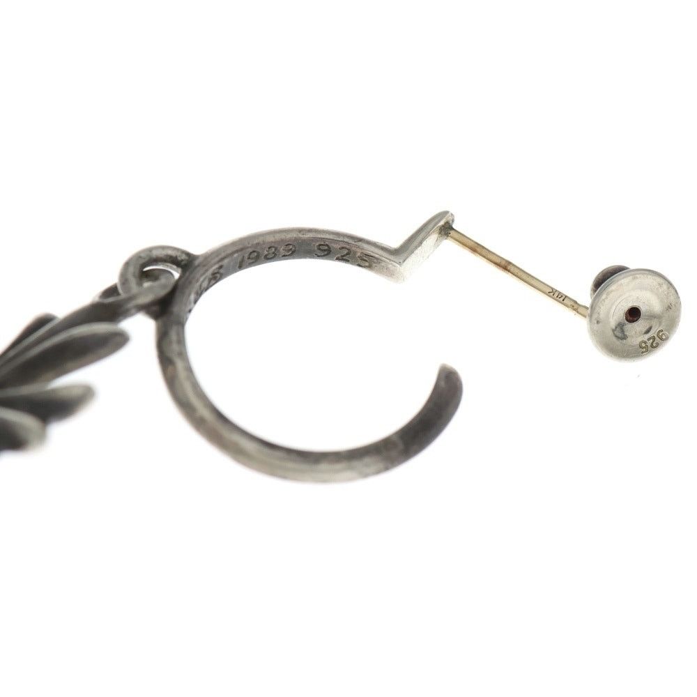 Chrome Hearts Chrome Hearts Tiny CH Cross Hoop Earring Silver Size ONE SIZE - 6 Thumbnail