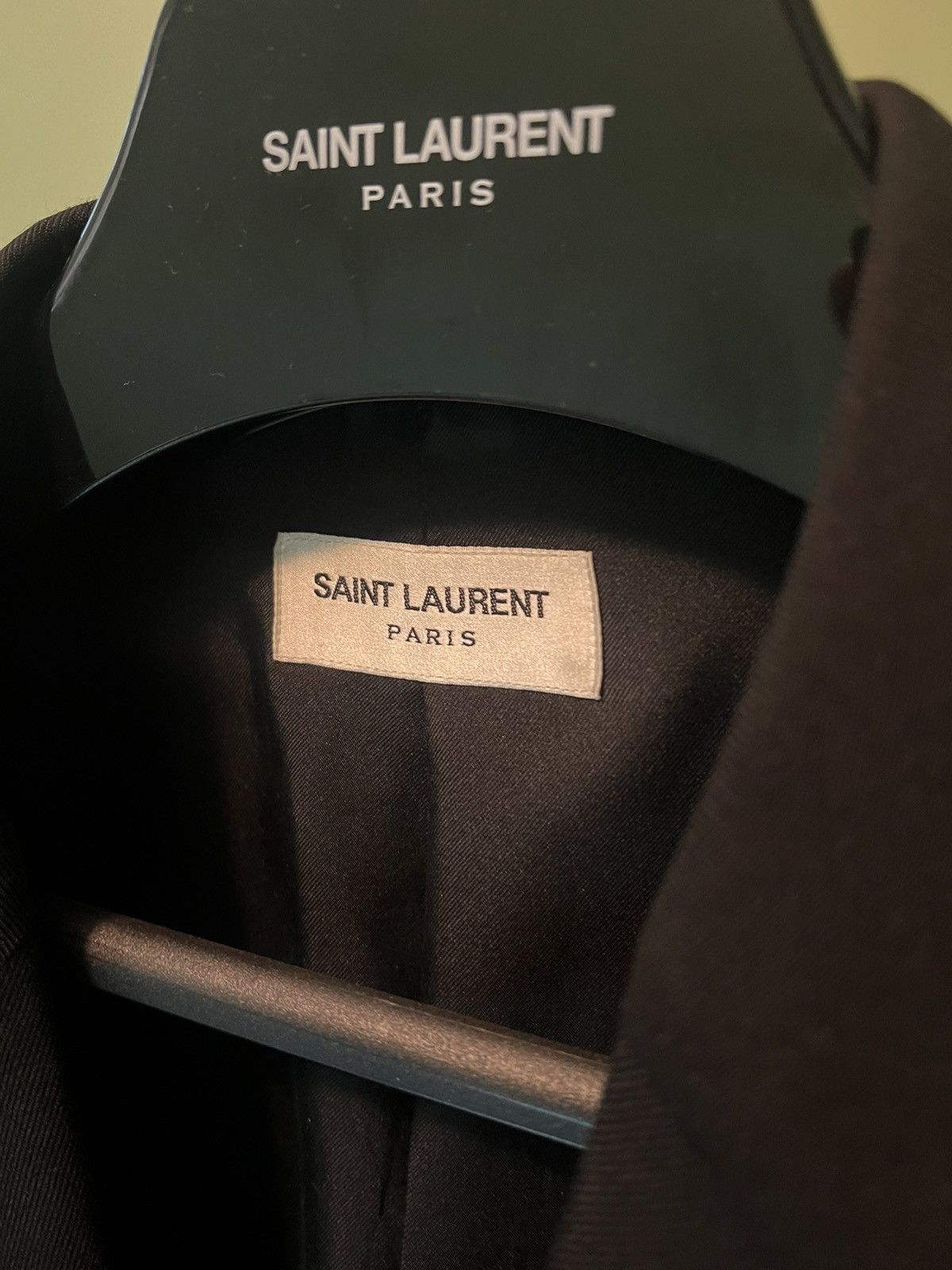 Saint Laurent Paris Saint Laurent Le-Smoking Blazer Size 54R - 2 Thumbnail
