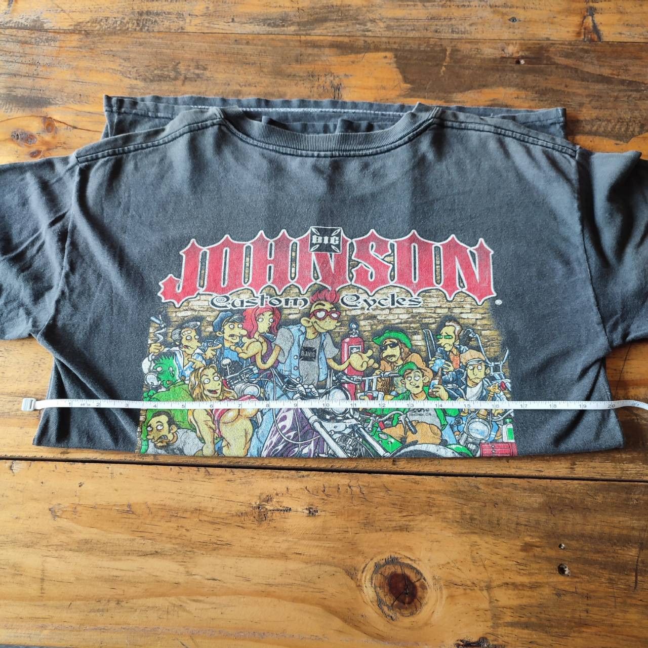 Harley Davidson × Vintage 2003 Big Johnson Custom Cycles T-Shirt Size US M / EU 48-50 / 2 - 6 Thumbnail