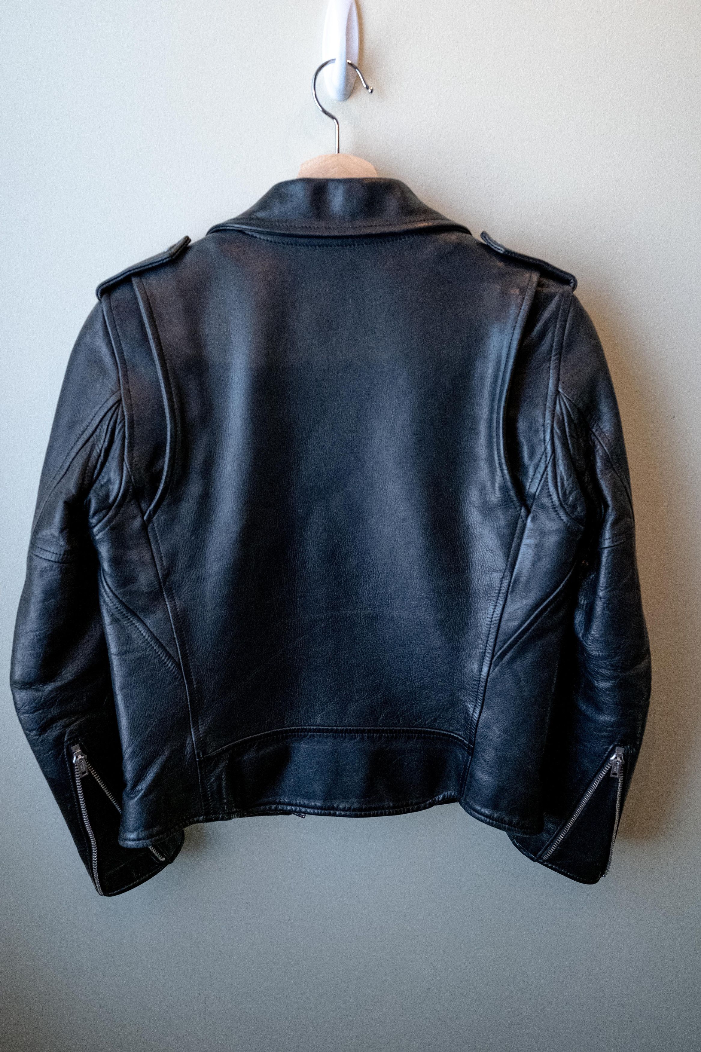 Blackmeans *Final Drop* Black Leather Double Rider Size US XS / EU 42 / 0 - 2 Thumbnail