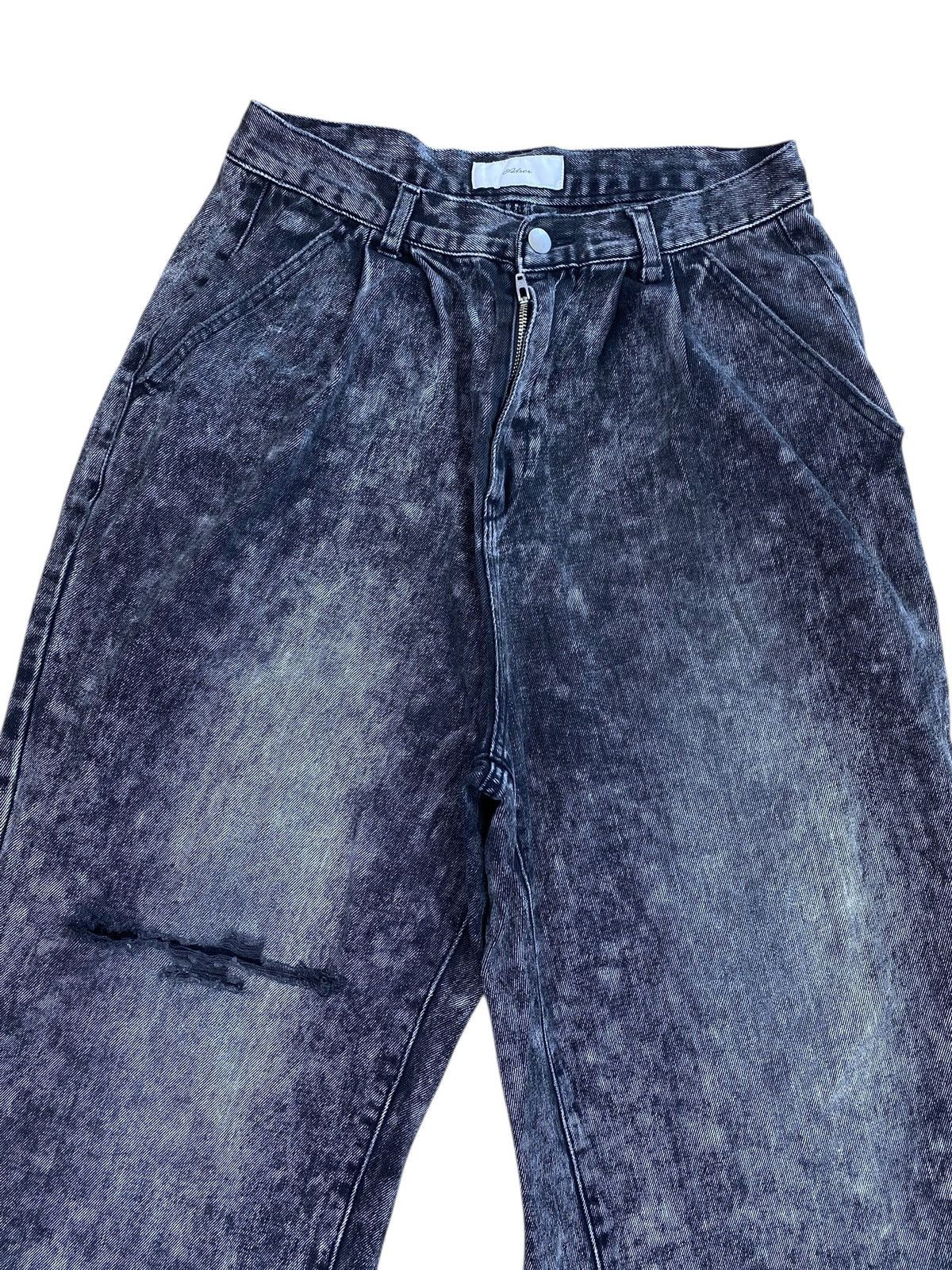 Japanese Brand Japanese Brand Acid Black Wash Style Baggy Jeans Size US 28 / EU 44 - 2 Thumbnail