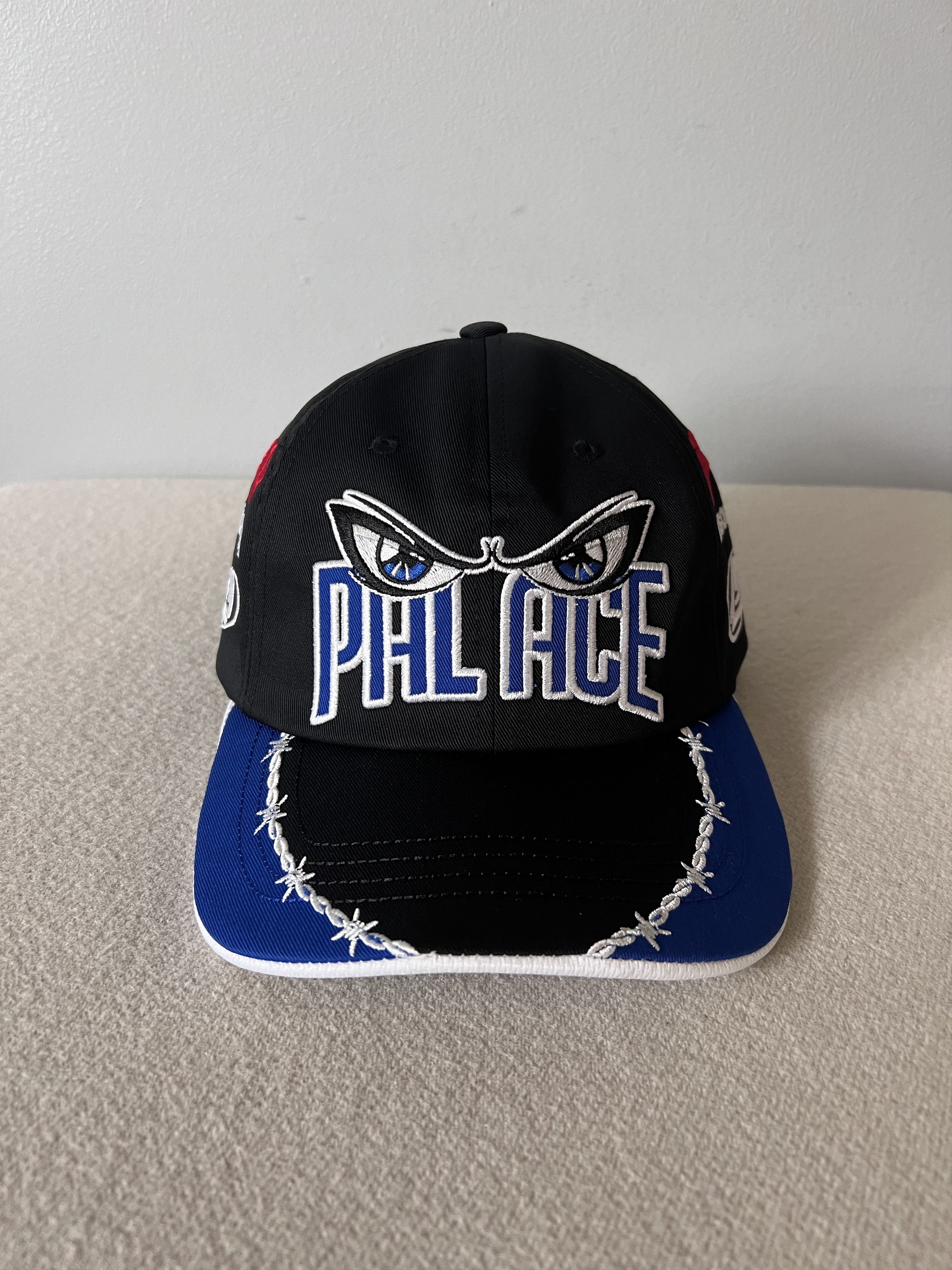 Palace Palace Gym Stronger For Longer Snapback Hat in White | Grailed