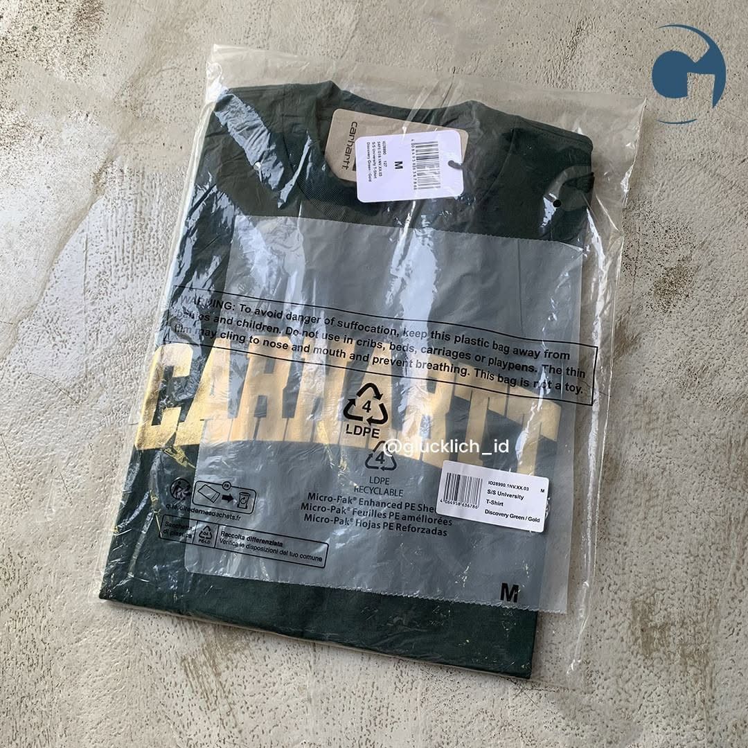 Carhartt Wip Carhartt WIP, University Tee in Discovery Green/Gold Size US M / EU 48-50 / 2 - 3 Thumbnail