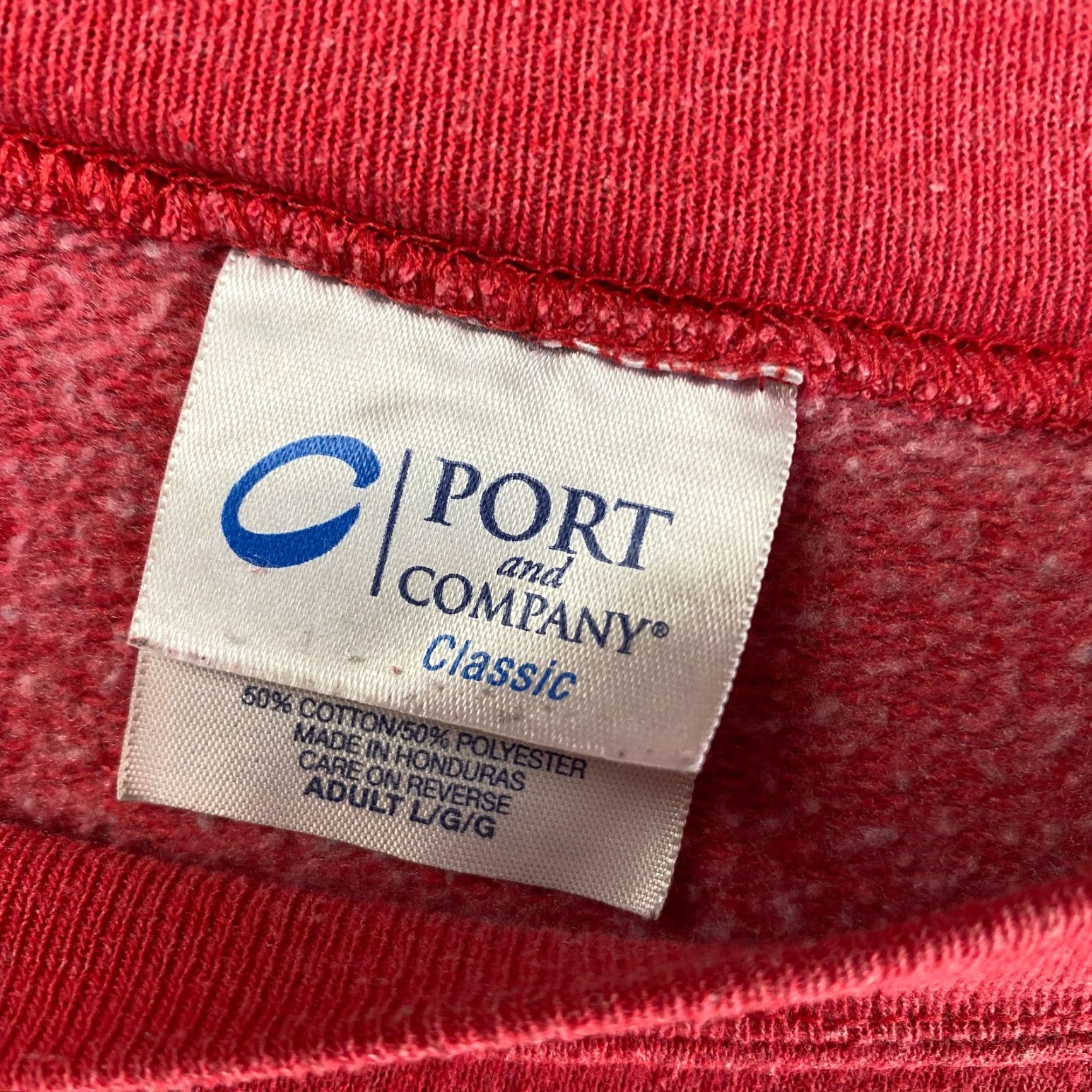 Port Authority VINTAGE Port Authority Stockton HEAT Christmas Crewneck Sweater Sweatshirt Red L Unisex Adults Long Sleeve Crew Neck Cotton Fleece Size US L / EU 52-54 / 3 - 3 Thumbnail
