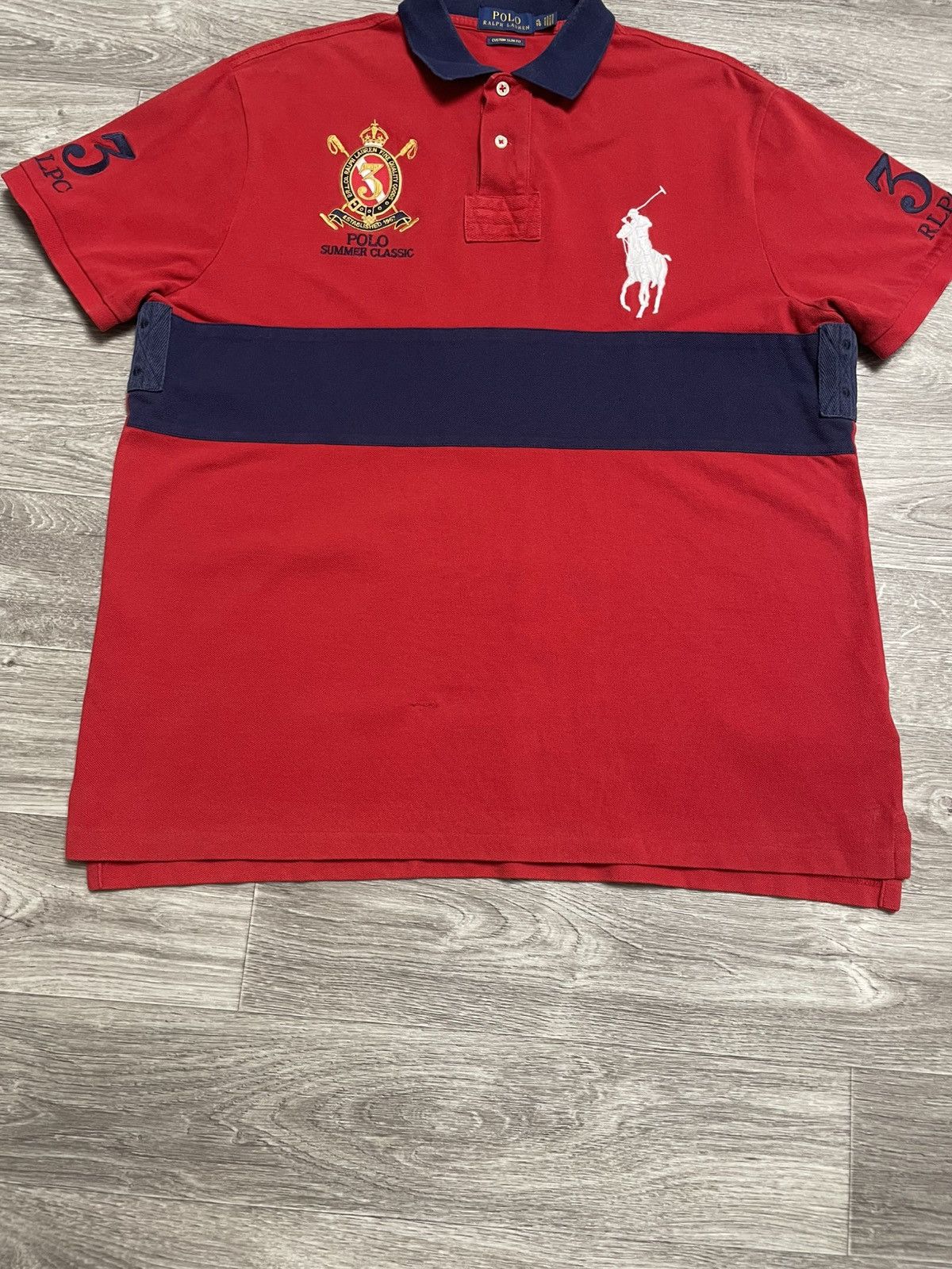 Polo Ralph Lauren Polo Ralph Lauren Summer Classic Big Ponny Logo Polo Shirt Size US XL / EU 56 / 4 - 3 Thumbnail