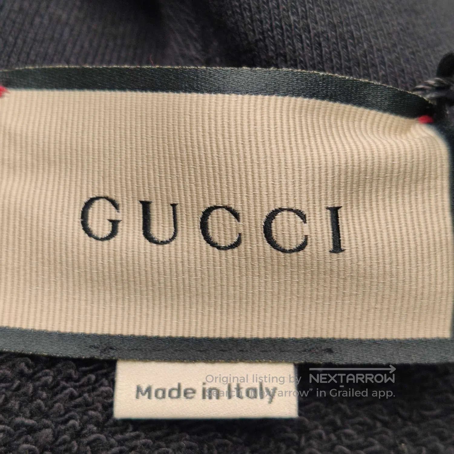 Gucci Gucci Black Hollywood Logo Cotton Hoodie M. Size M / US 6-8 / IT 42-44 - 3 Thumbnail