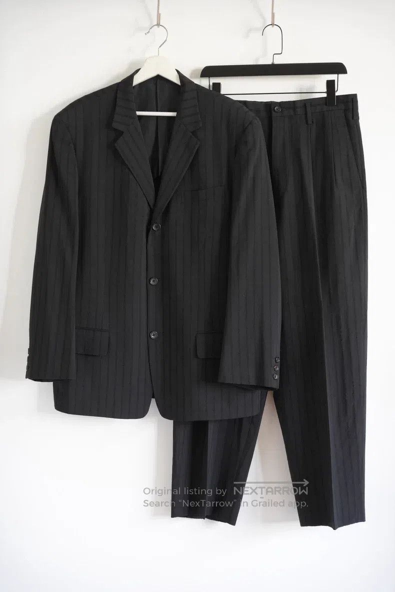 Yohji Yamamoto Yohji Yamamoto size m 90's anisotropic weave suits Size 38R - 1 Thumbnail