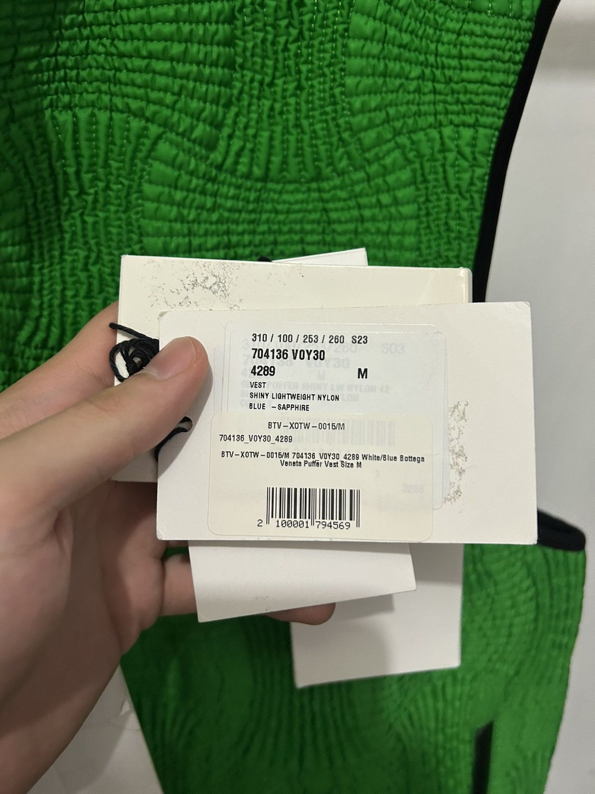Bottega Veneta Bottega Veneta Intreccio Nylon Zip Vest Size US M / EU 48-50 / 2 - 9 Thumbnail