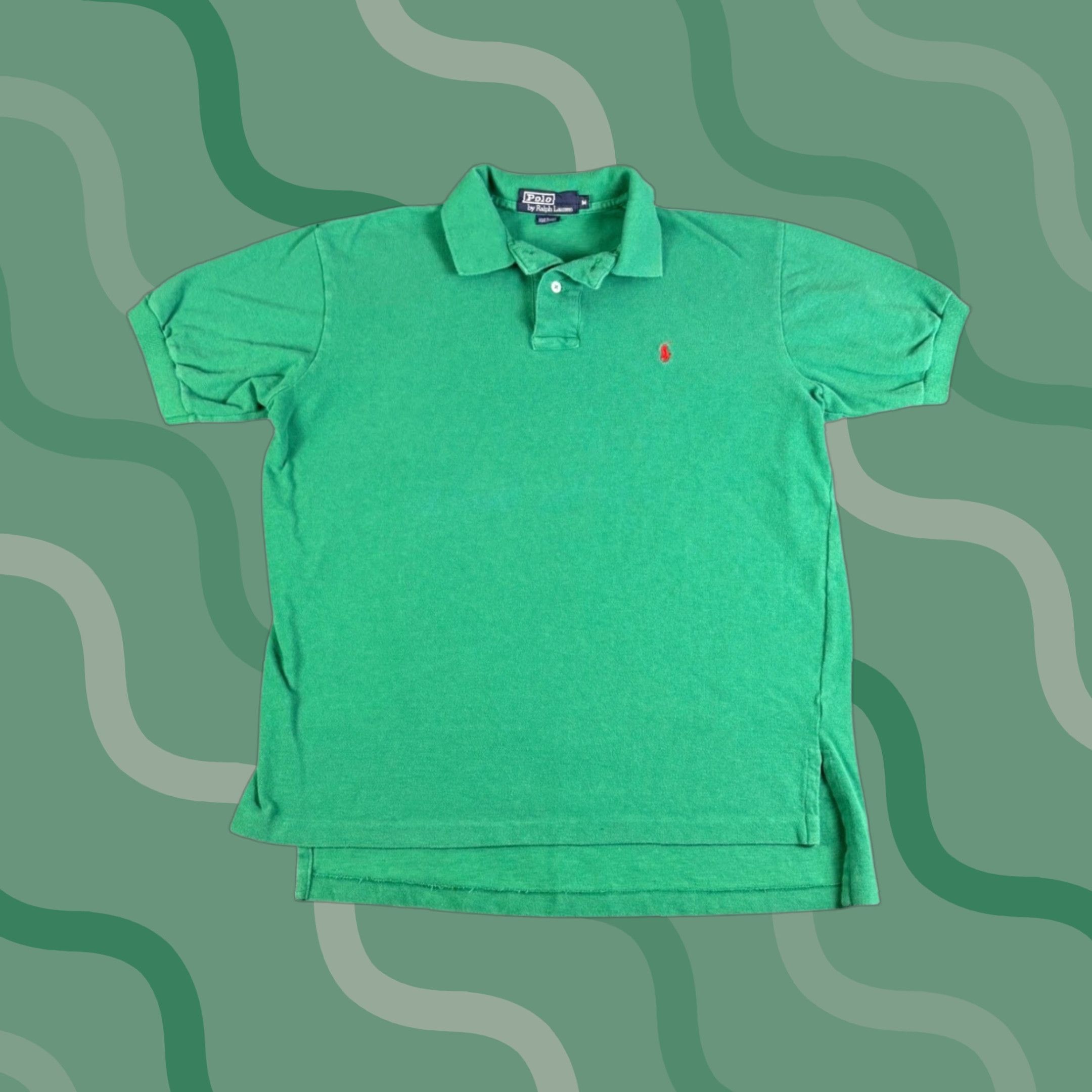 Polo Ralph Lauren Polo Ralph Lauren Polo Shirt Mens Short Sleeve Embroidered Pony Green Size M Size US M / EU 48-50 / 2 - 1 Thumbnail