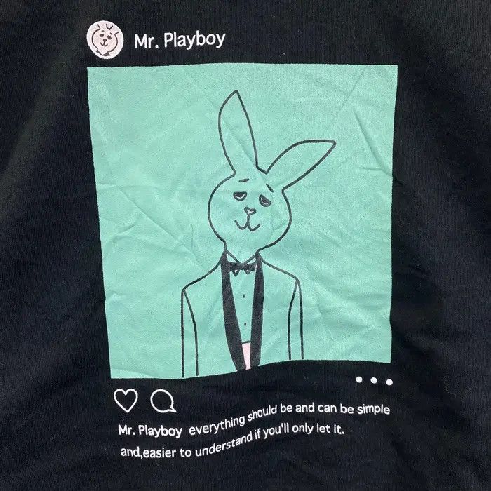 Playboy Vtg PLAYBOY MR. BUNNY COLLECTION Cartoon Sweatshirt Sweater Size US M / EU 48-50 / 2 - 5 Thumbnail