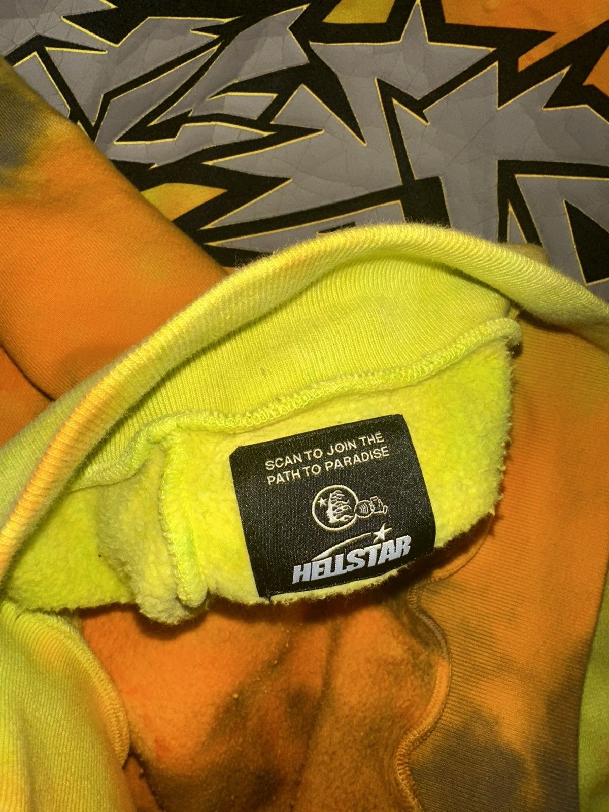 HELLSTAR Hellstar Cracked Print Hoodie Size US L / EU 52-54 / 3 - 6 Thumbnail