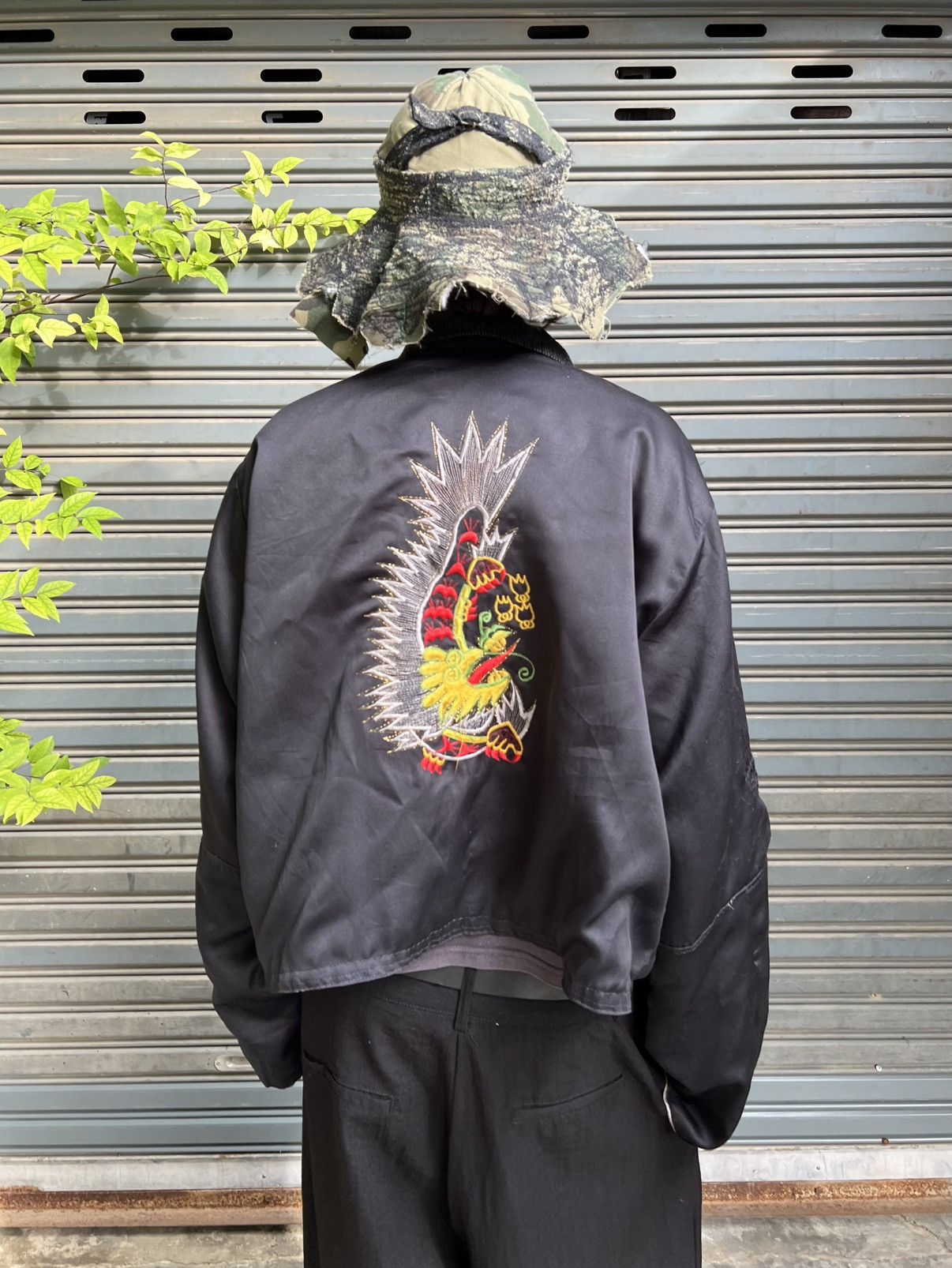 Japanese Brand 1of1 DARKPULL Custom Yukata Jacket Dragon Embroidery Size US L / EU 52-54 / 3 - 2 Thumbnail