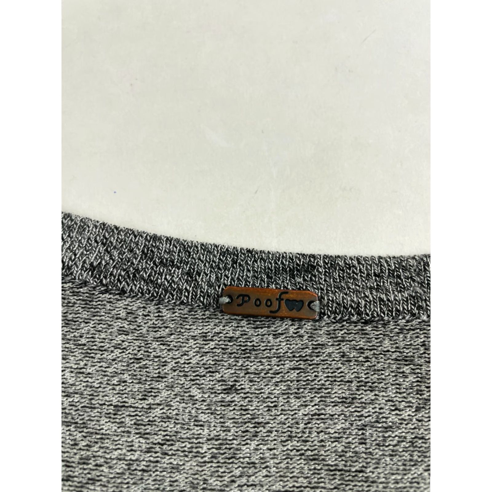 Vintage Poof Sweater Women’s Size S Gray Pullover Crew Neck Long Sleeve Casual Modern Fall Winter Size S / US 4 / IT 40 - 6 Thumbnail