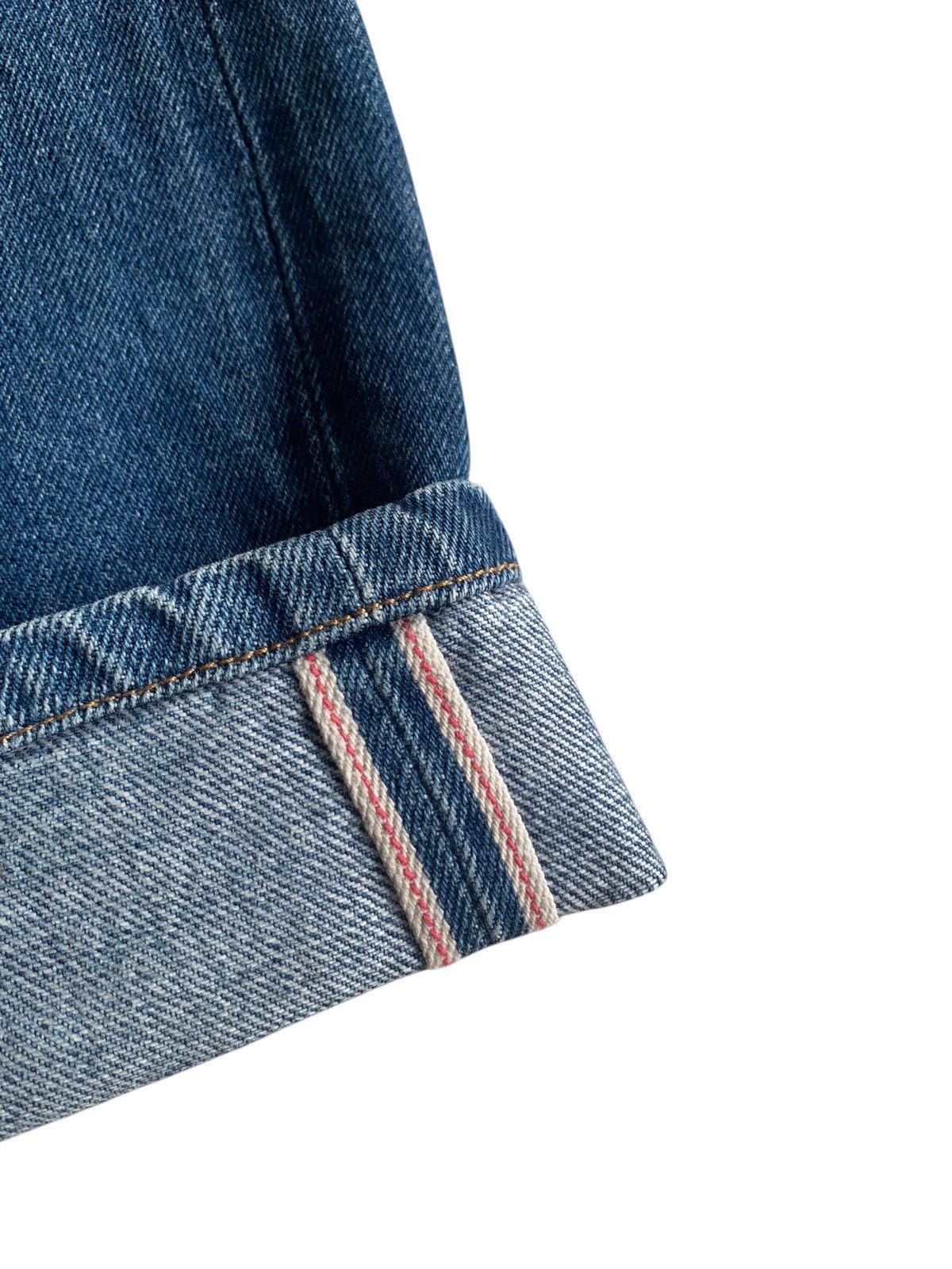 A.P.C. VINTAGE APC SELVEDGE BUTTON FLY FADED DISTRESSED DENIM Size US 30 / EU 46 - 10 Thumbnail