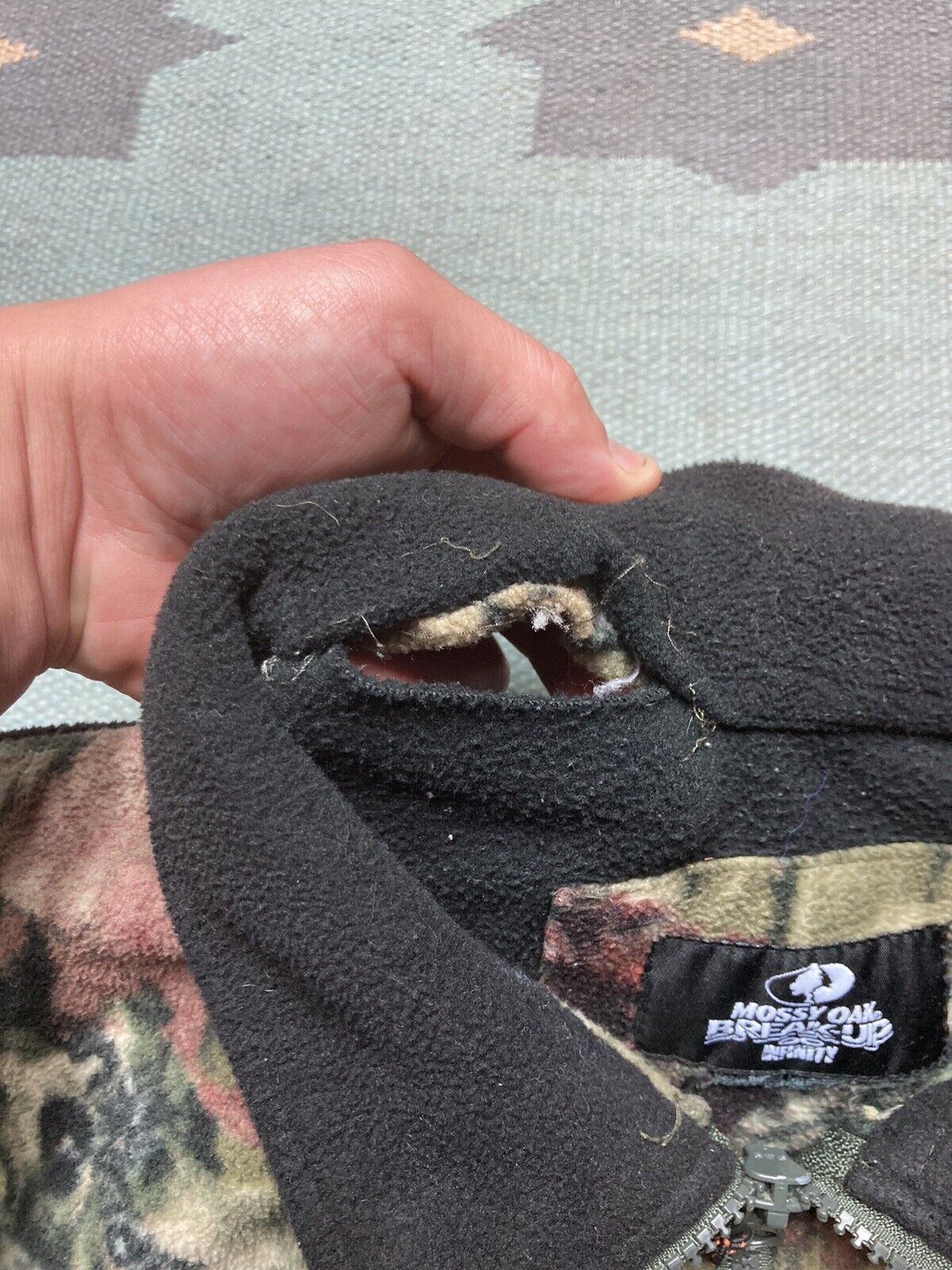 Mossy Oaks × Vintage Mossy oak camo fleece jacket break up infinity hunting XL Size US XL / EU 56 / 4 - 5 Thumbnail